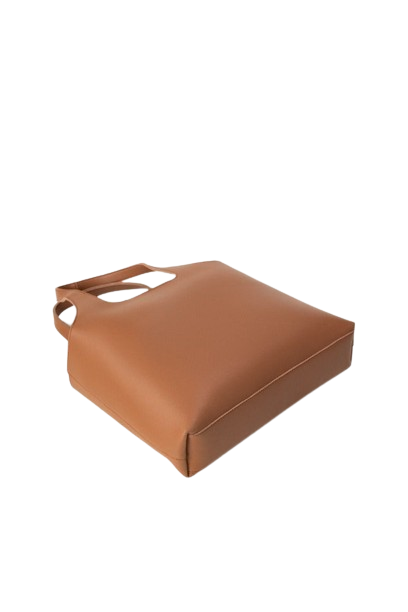 Minimalist Tan Leather HandBag – Modern & Functional Everyday Handbag