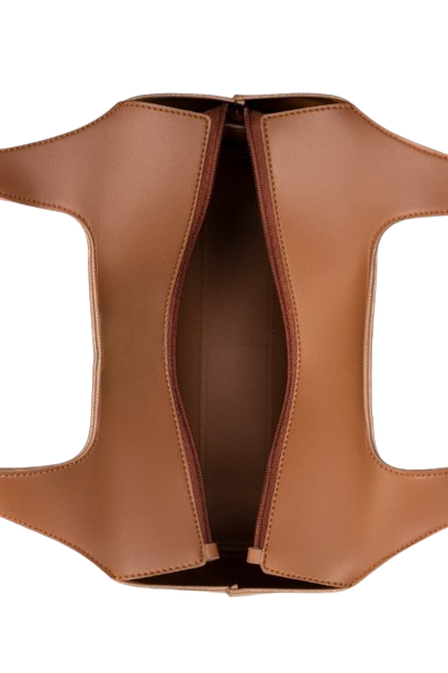 Minimalist Tan Leather HandBag – Modern & Functional Everyday Handbag