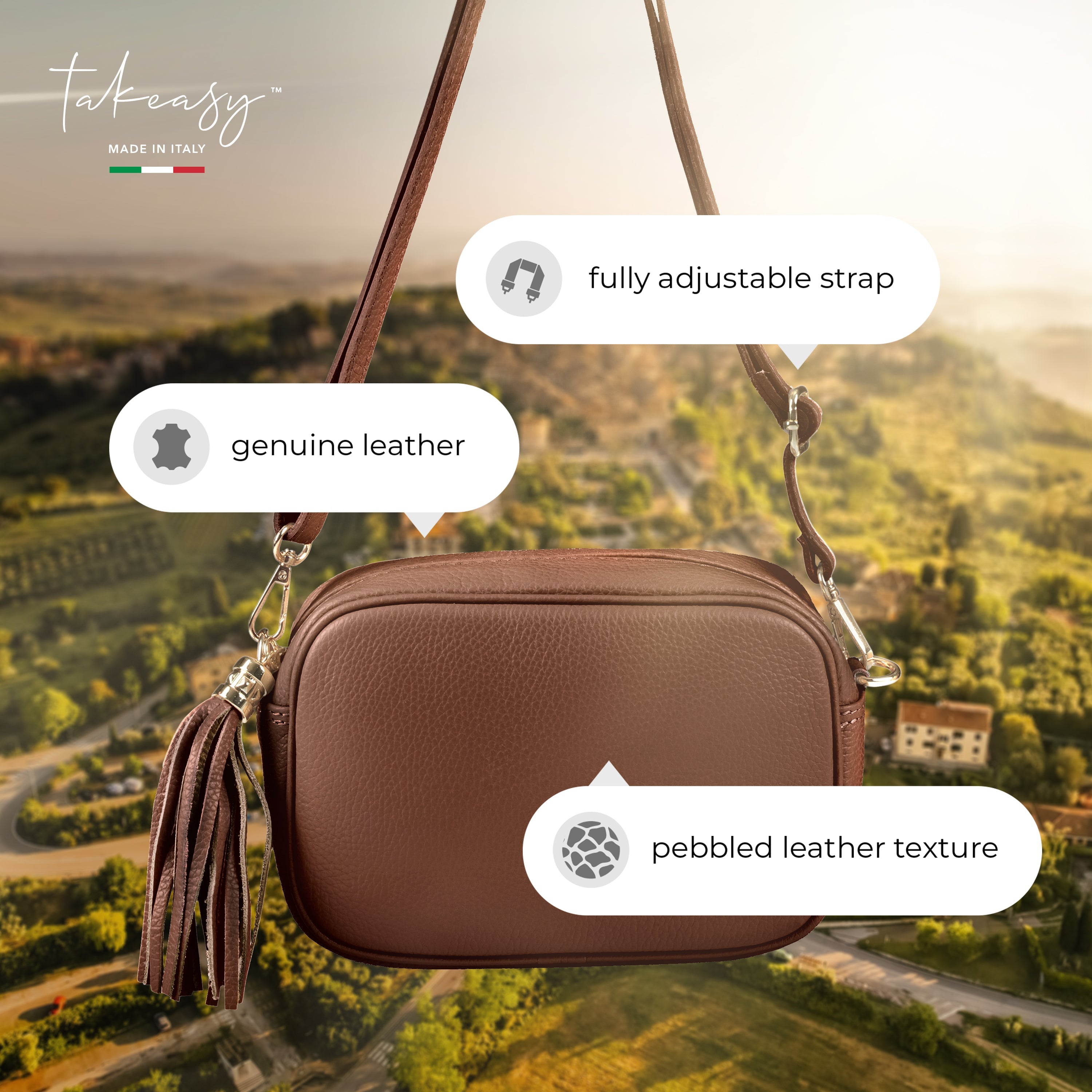 Calf Leather Crossbody Bag 231302