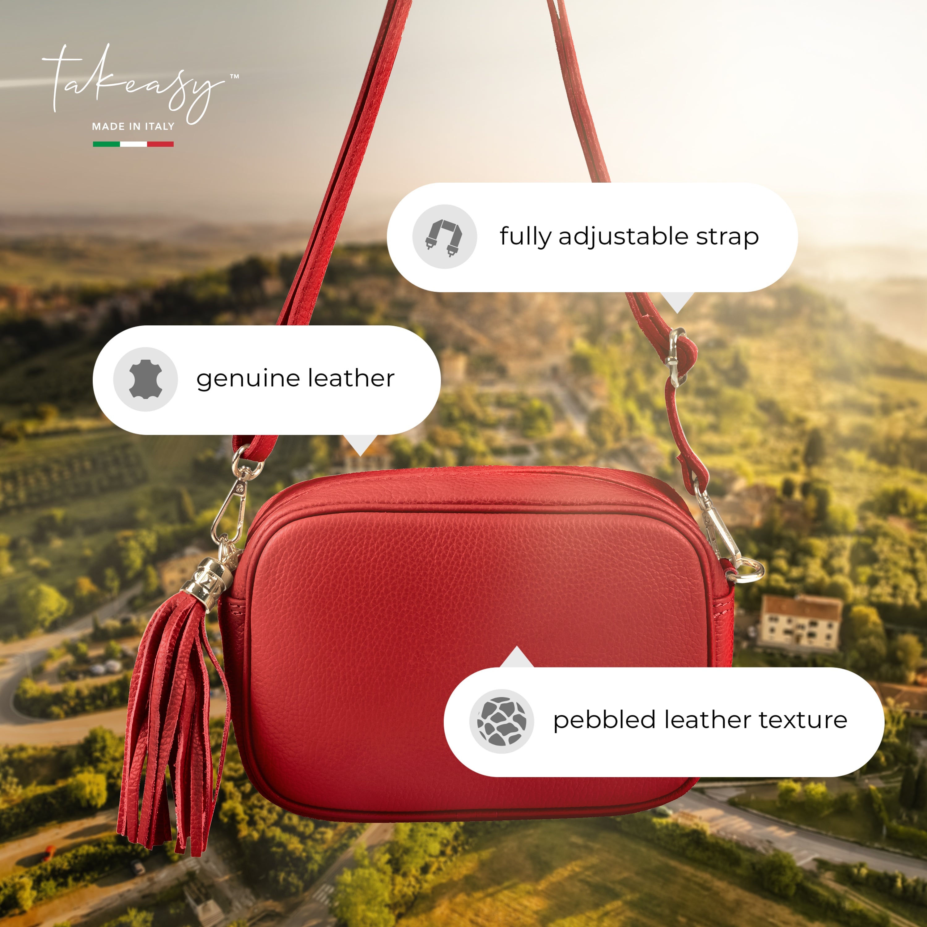 Calf Leather Crossbody Bag 231302