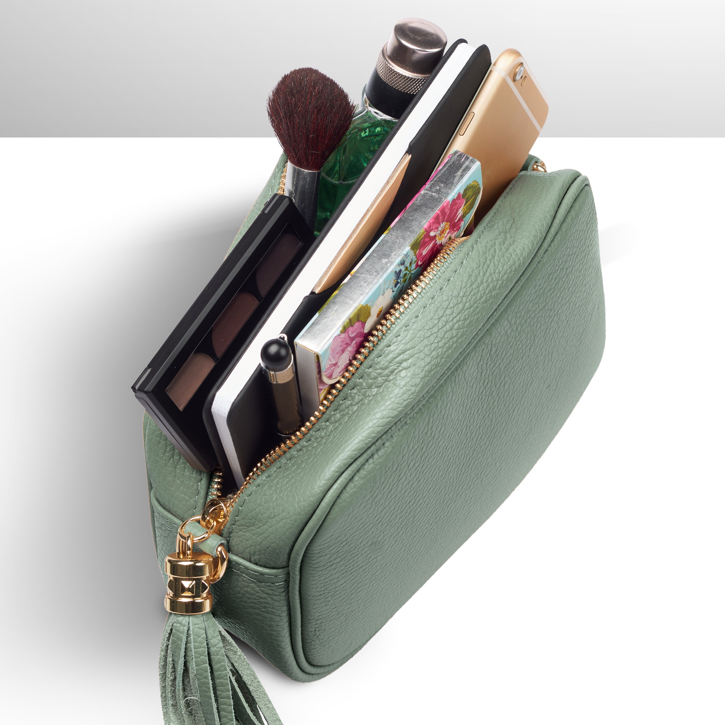 Calf Leather Crossbody Bag 231302