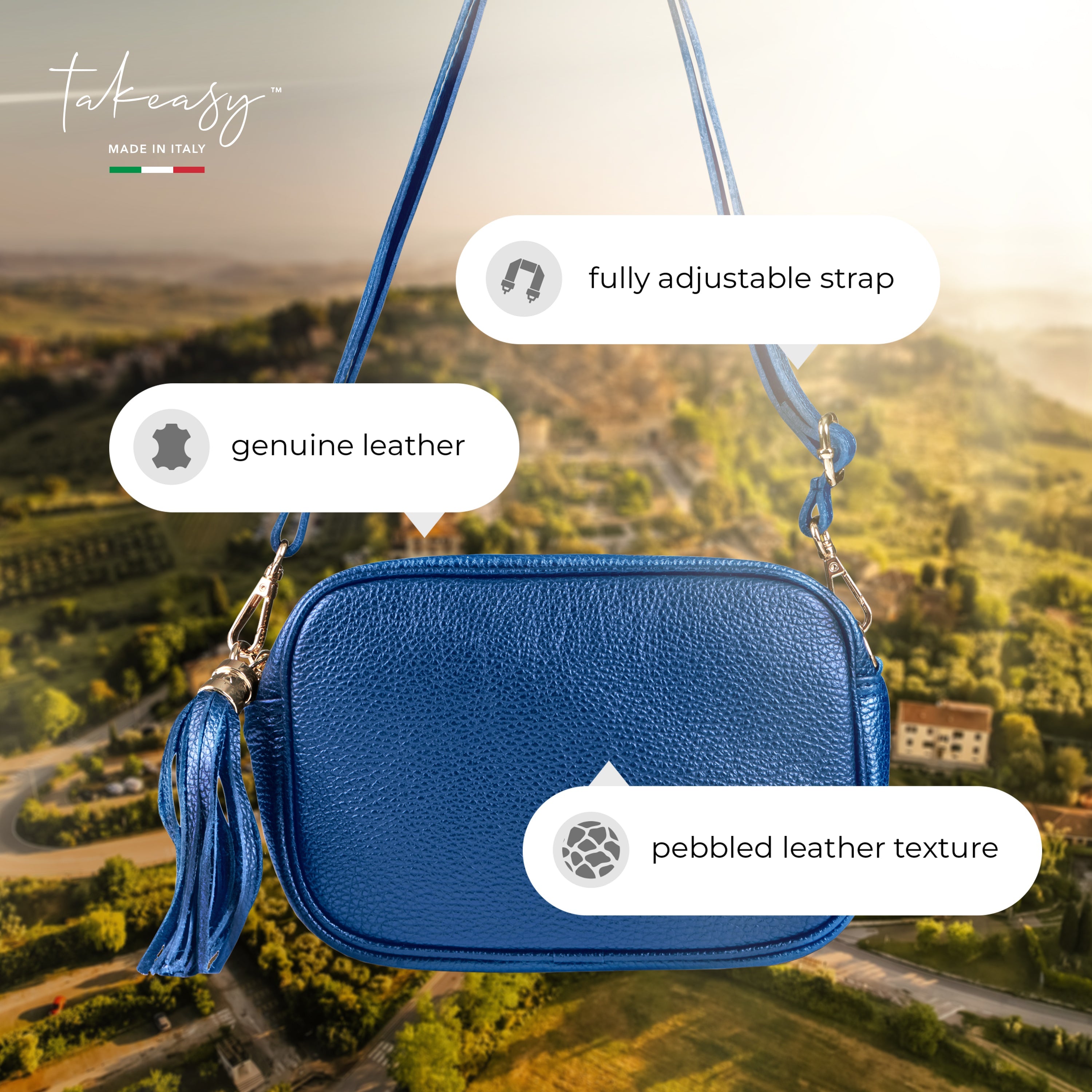 Calf Leather Crossbody Bag 231302