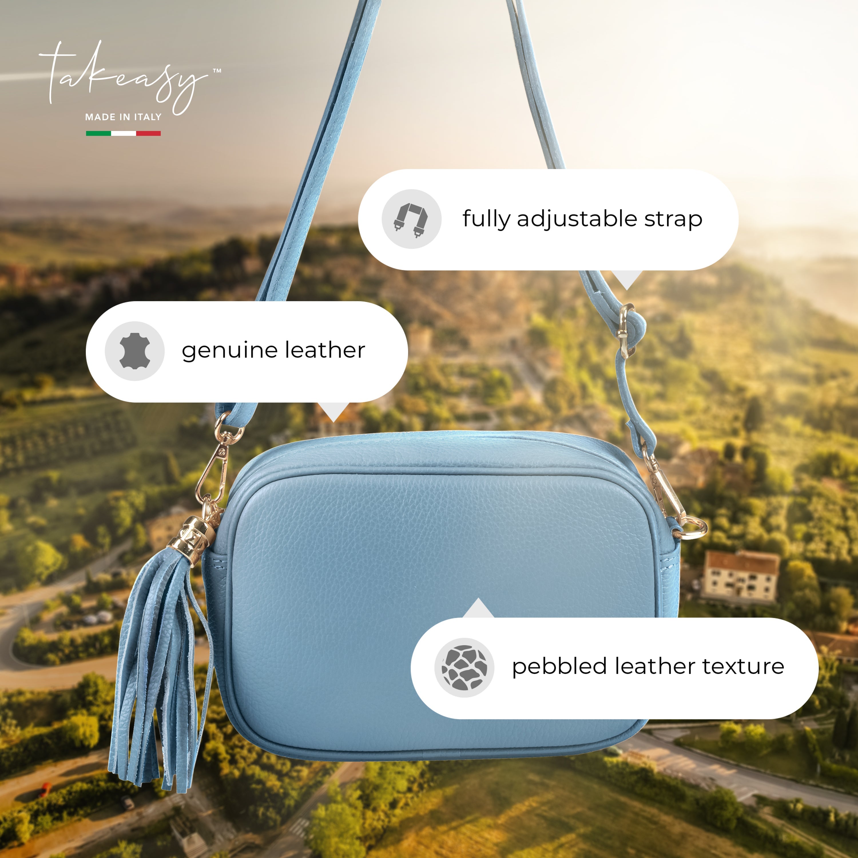 Calf Leather Crossbody Bag 231302