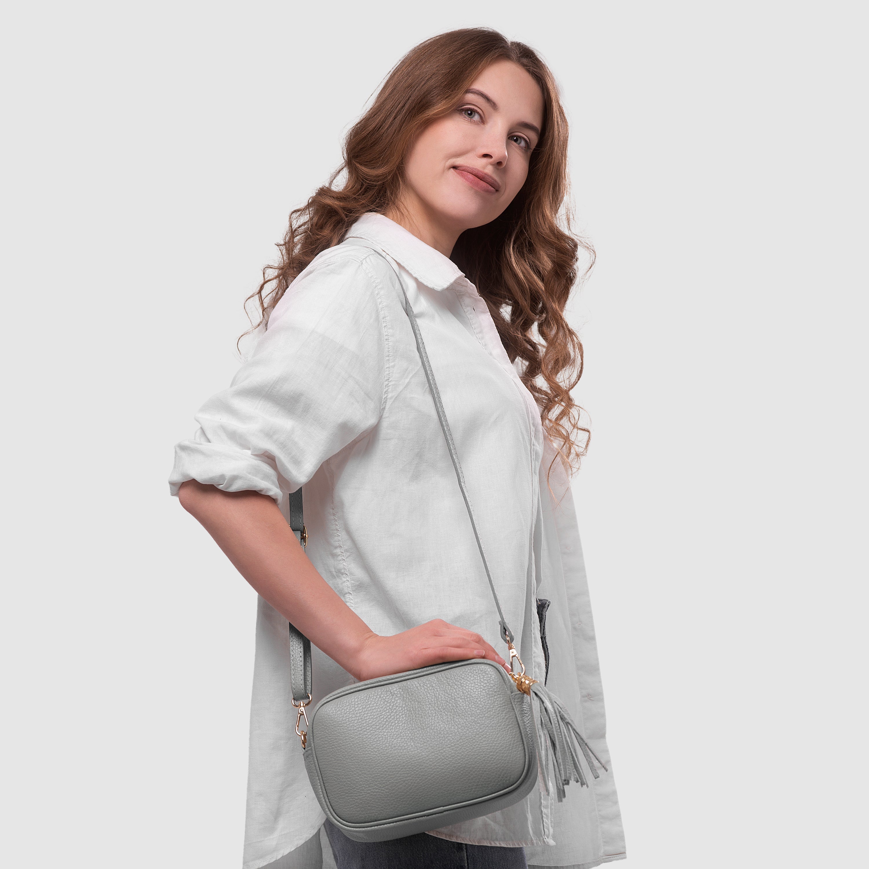 Calf Leather Crossbody Bag 231302