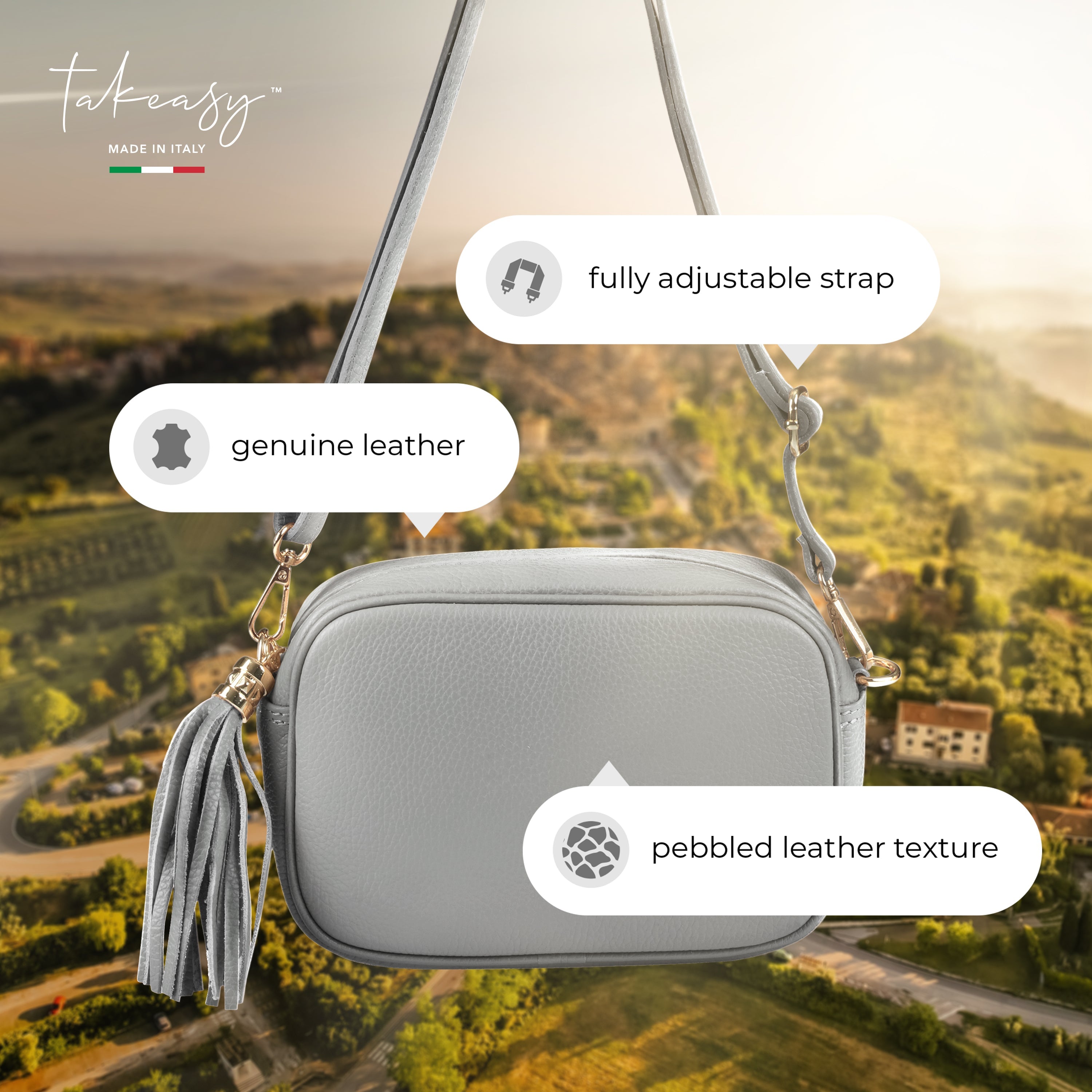 Calf Leather Crossbody Bag 231302