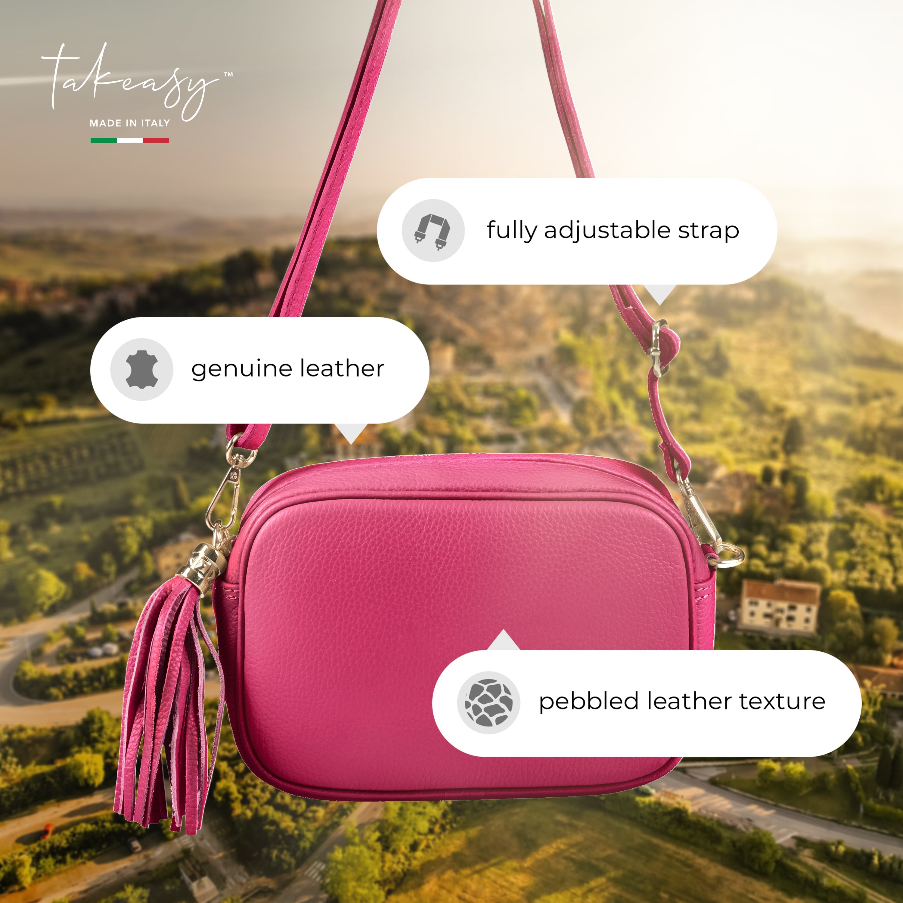 Calf Leather Crossbody Bag 231302