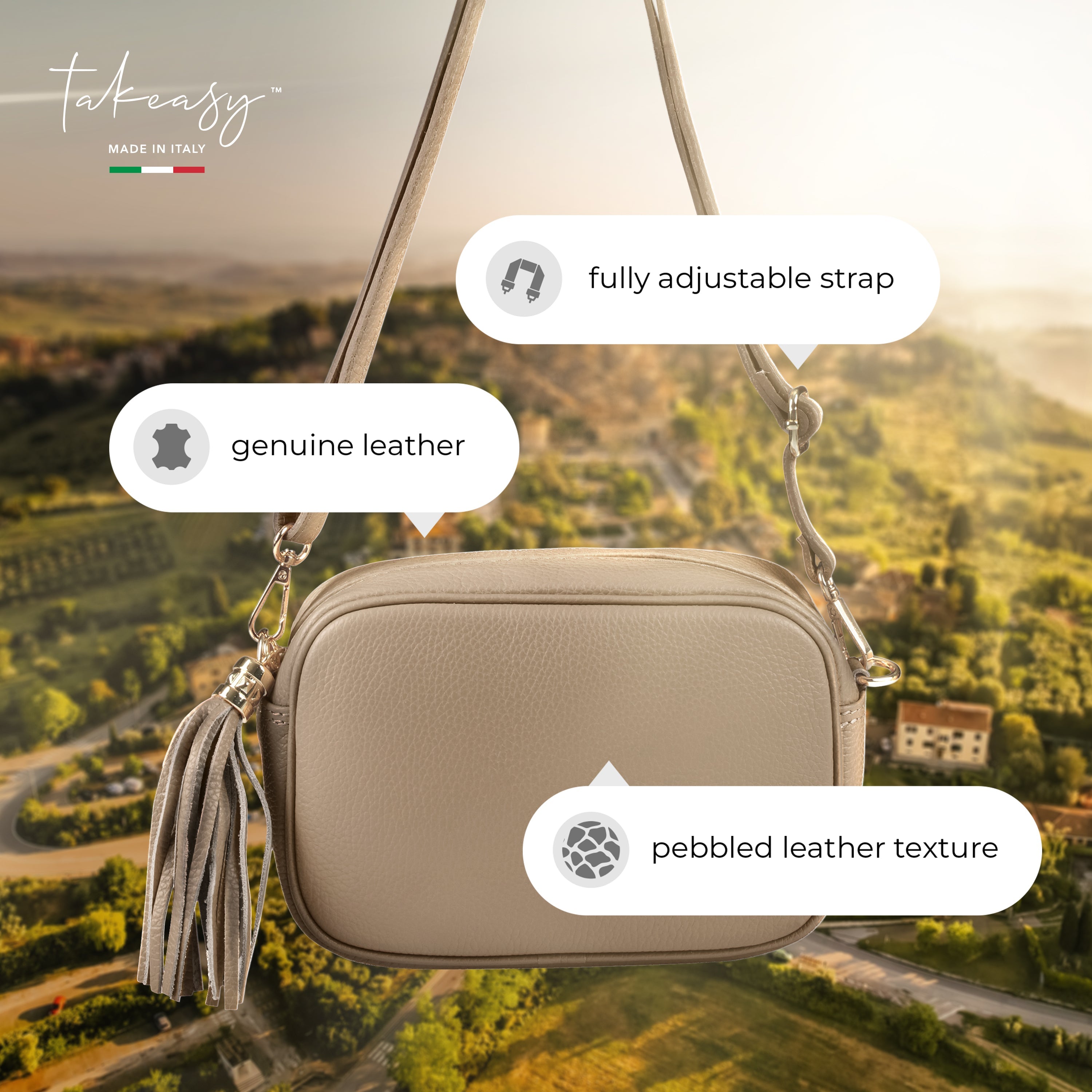 Calf Leather Crossbody Bag 231302