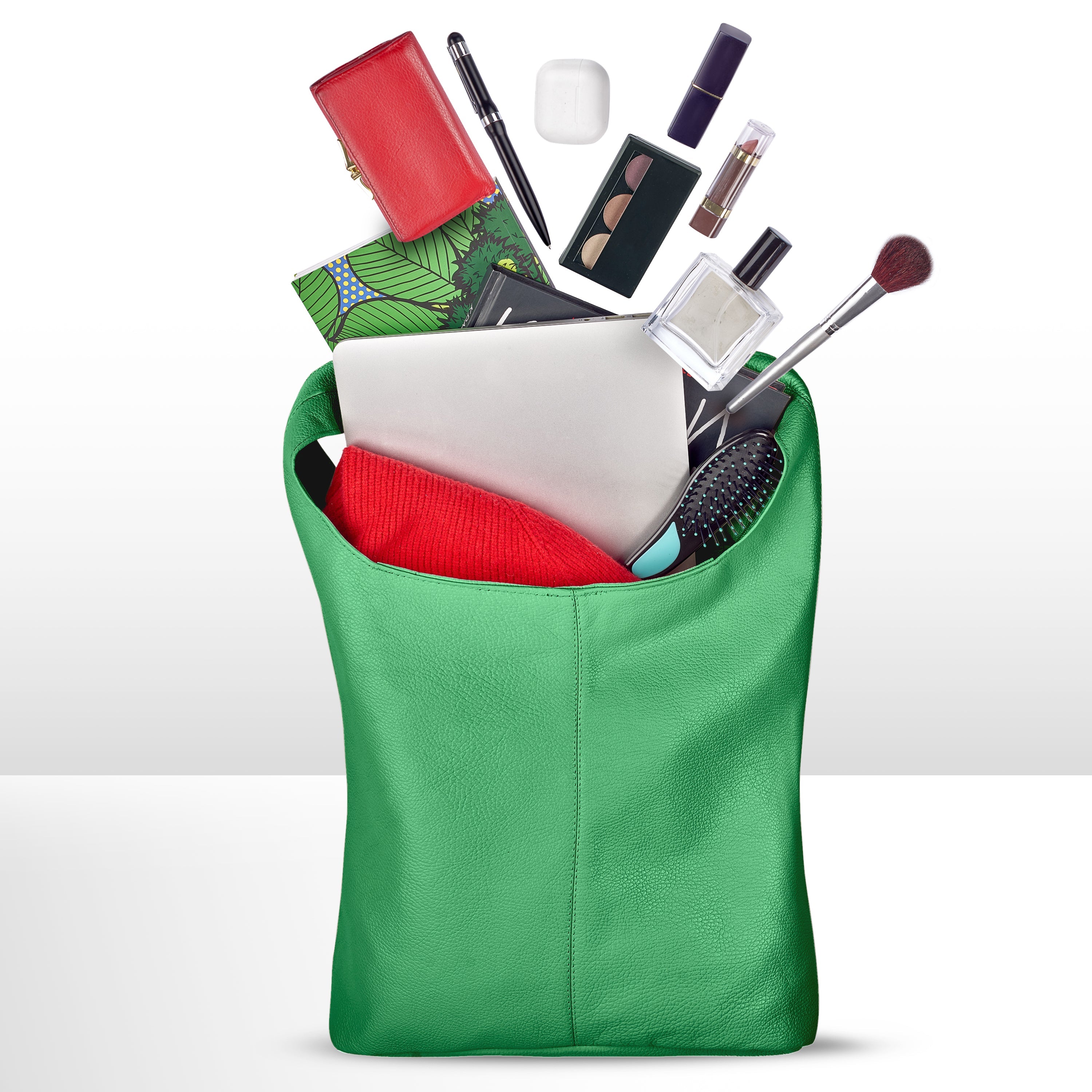 Calf Leather Hobo Bag 011943