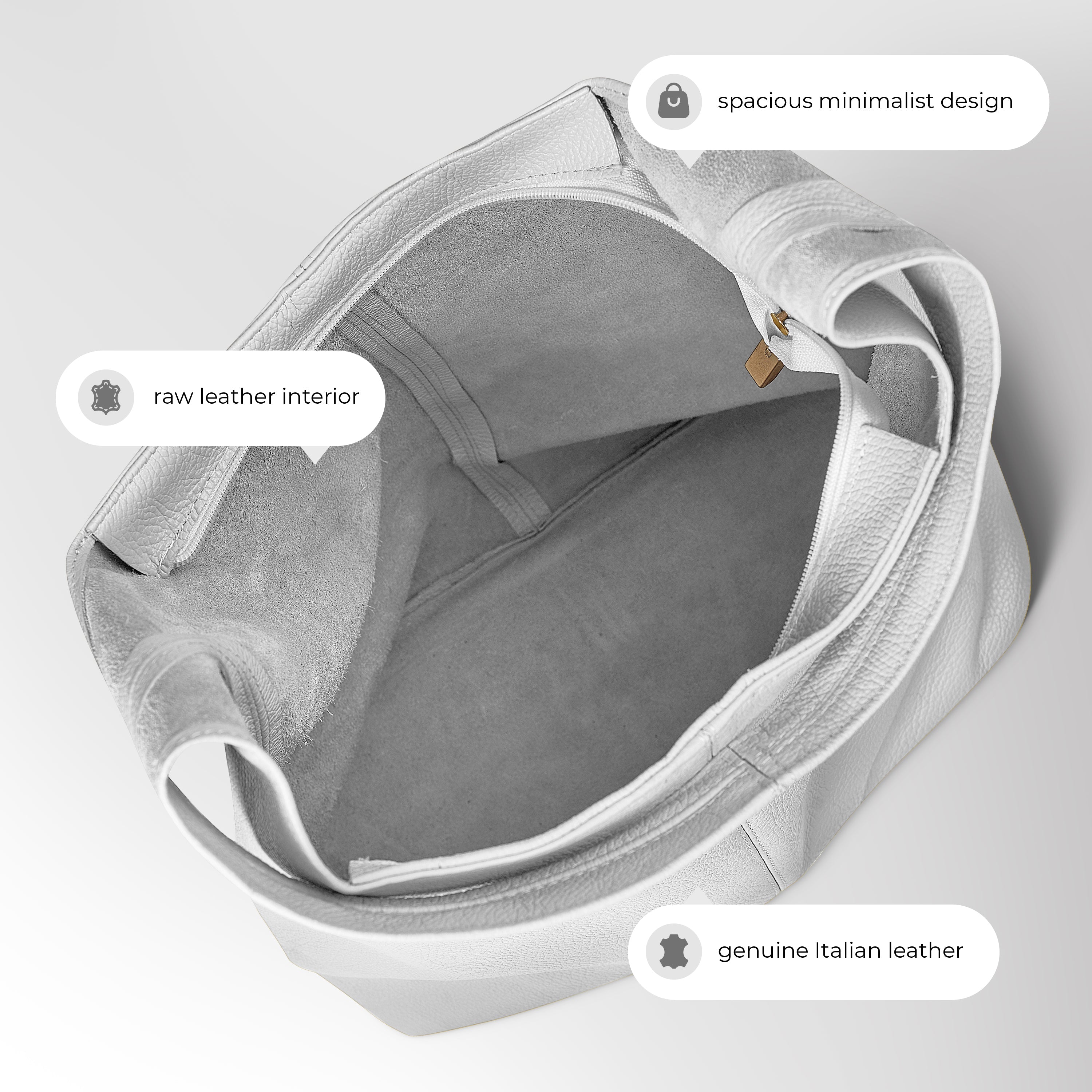 Calf Leather Hobo Bag 011943