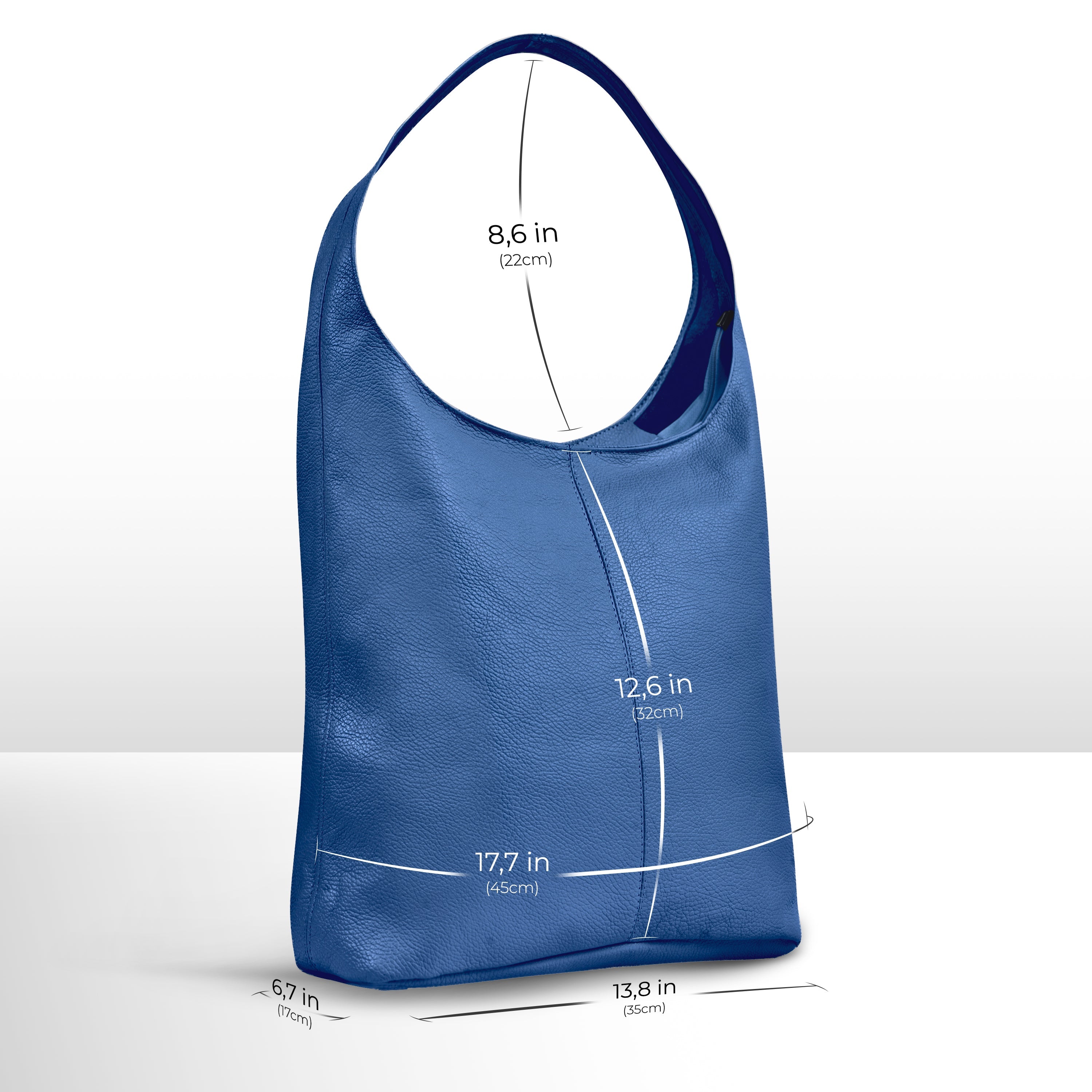 Calf Leather Hobo Bag 011943