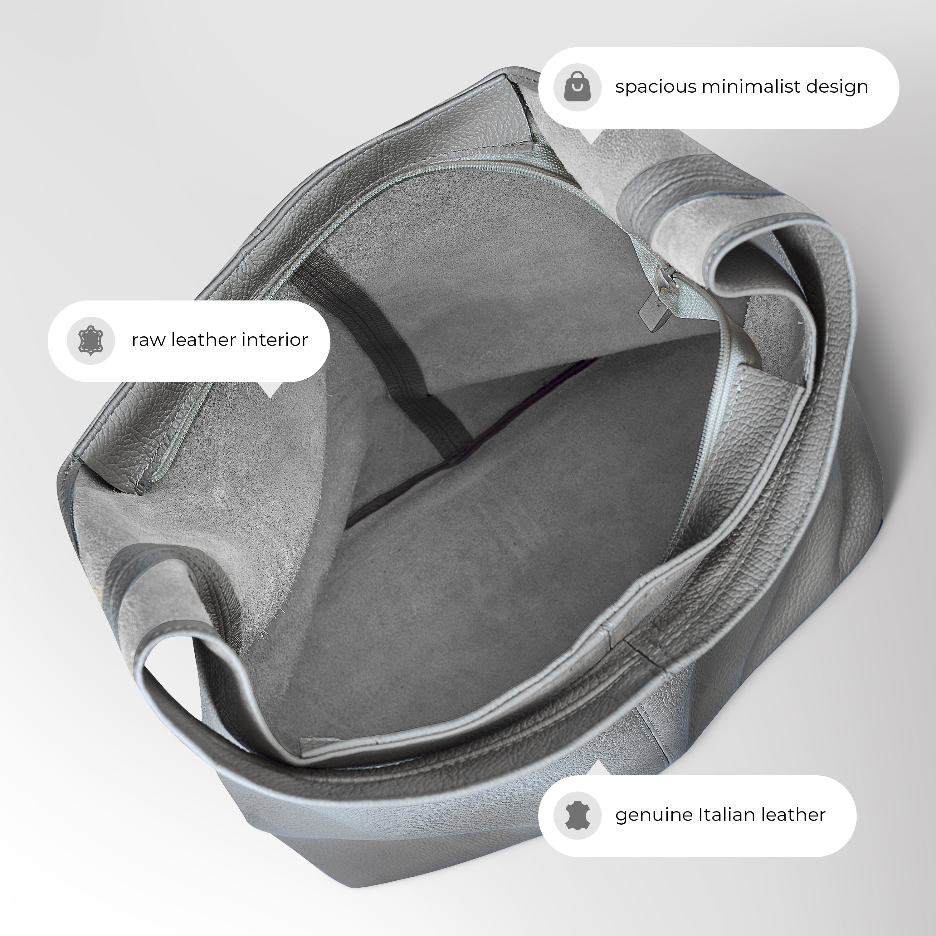 Calf Leather Hobo Bag 011943