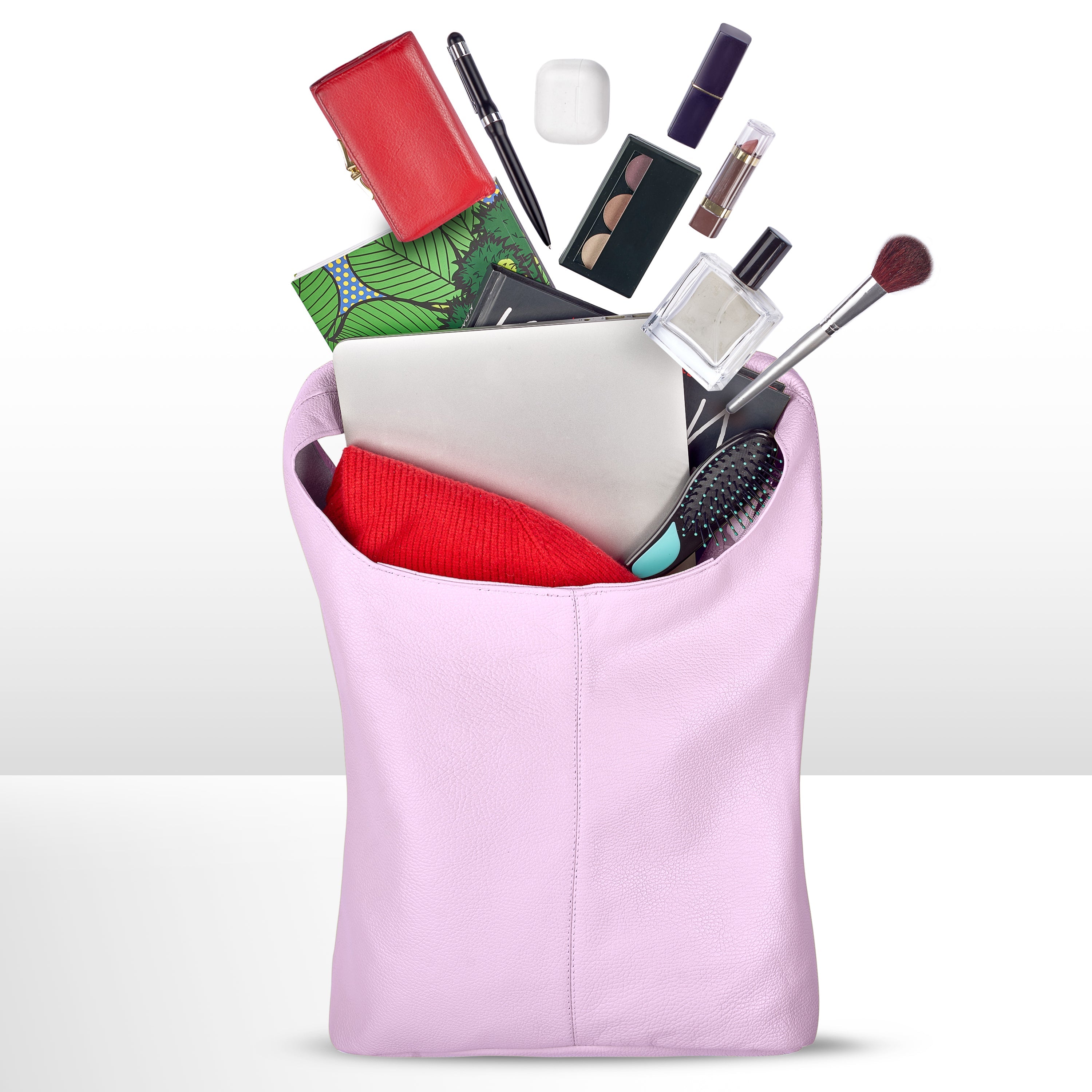 Calf Leather Hobo Bag 011943