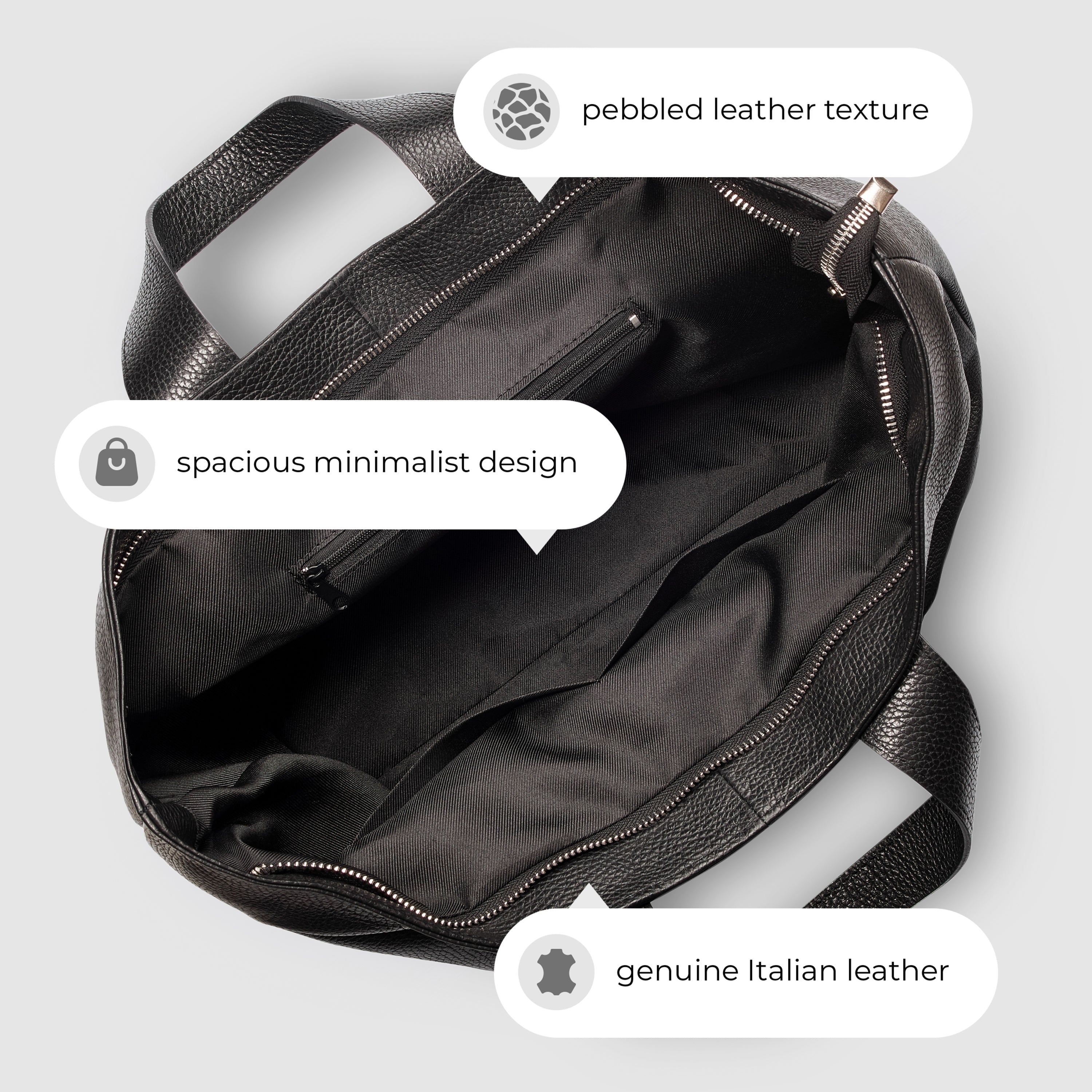 Calf Leather Tote Bag 122500