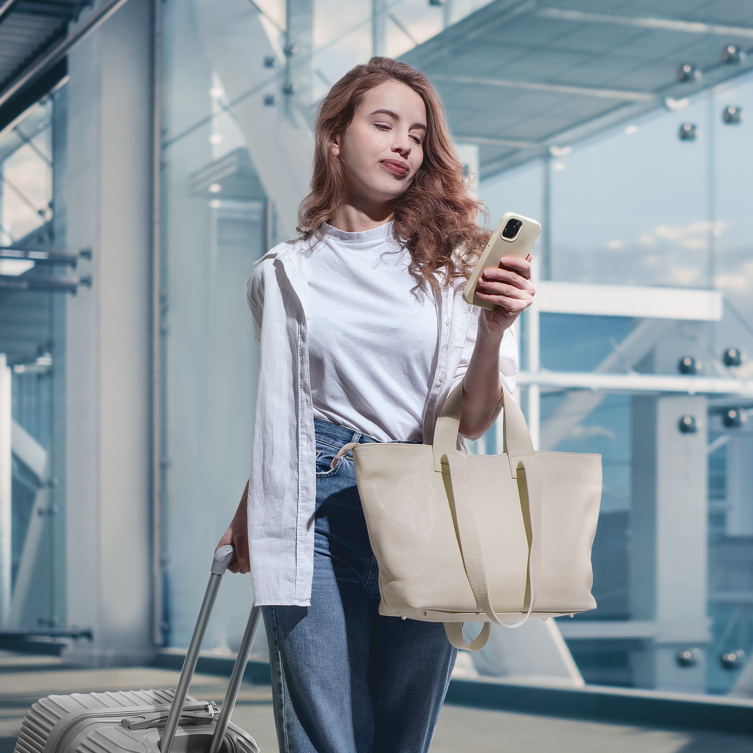 Calf Leather Tote Bag 122500