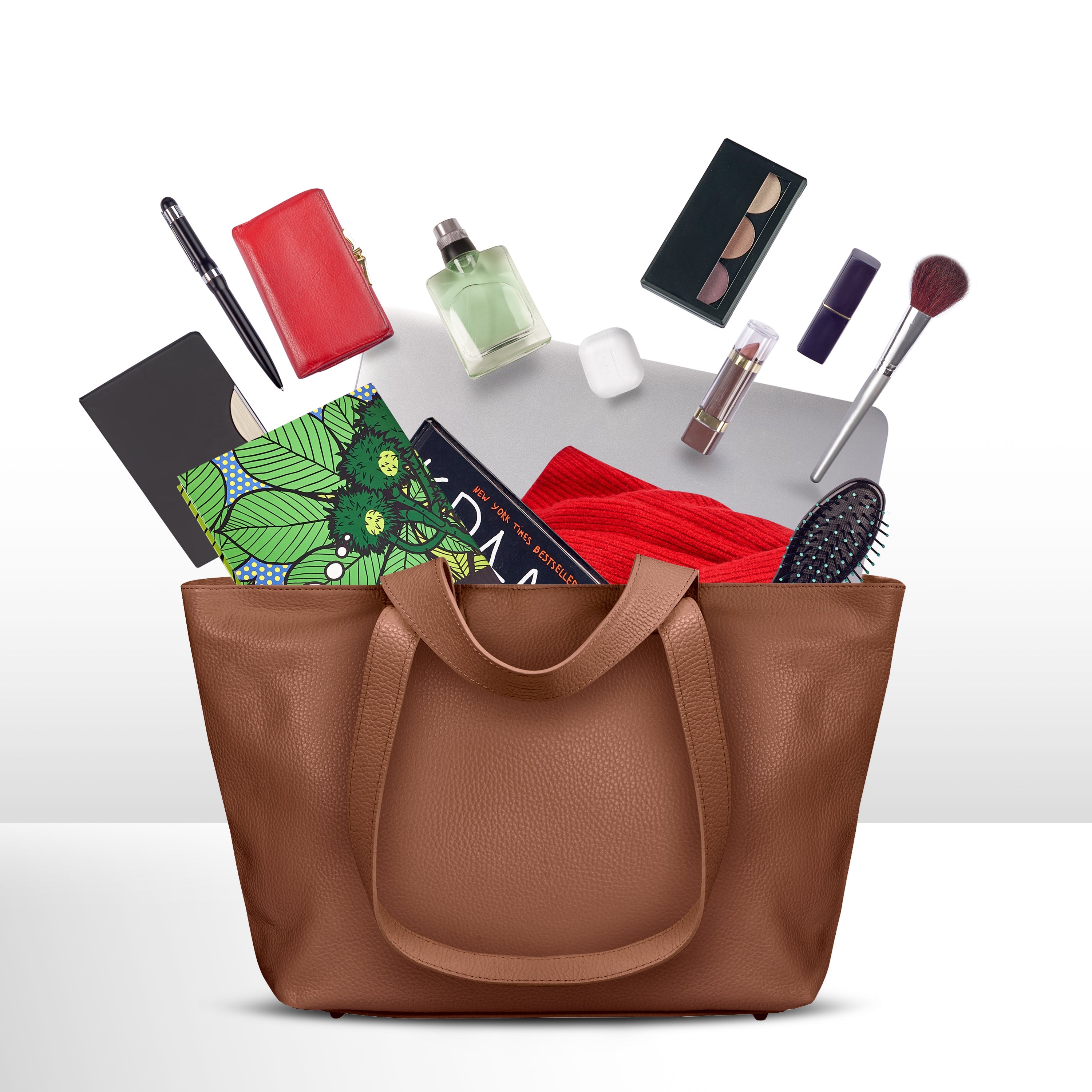 Calf Leather Tote Bag 122500