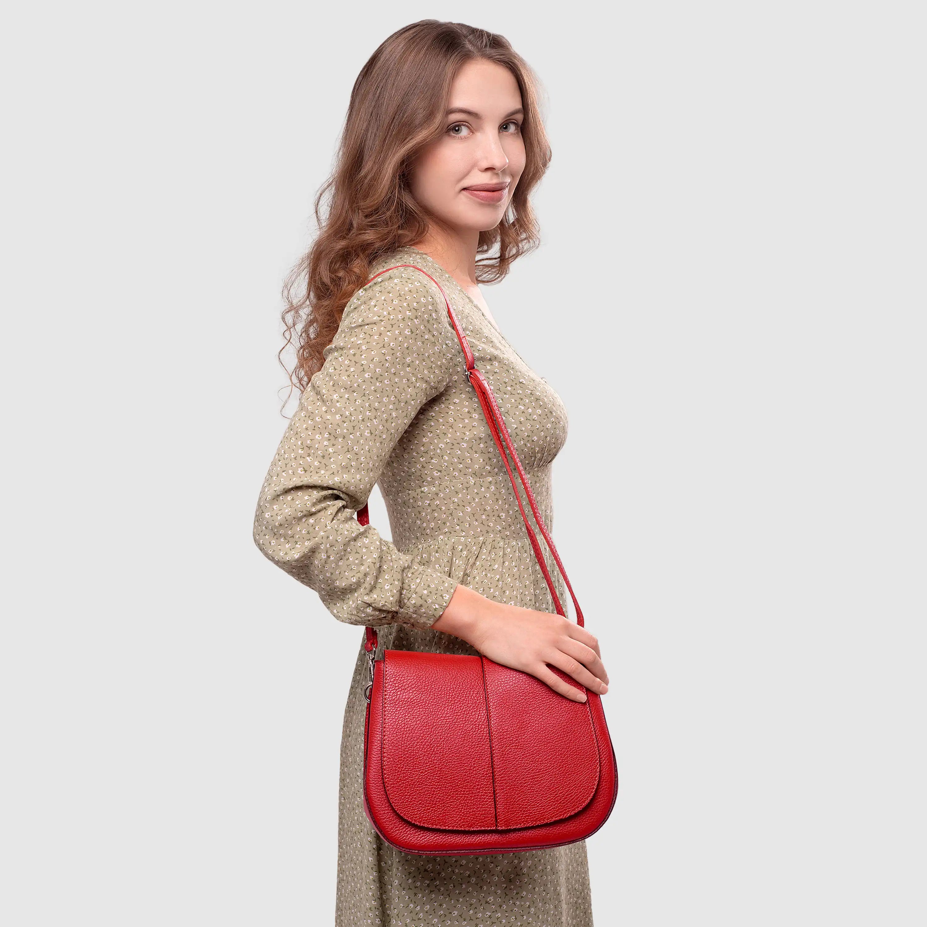 Calf Leather Shoulder Bag 132610