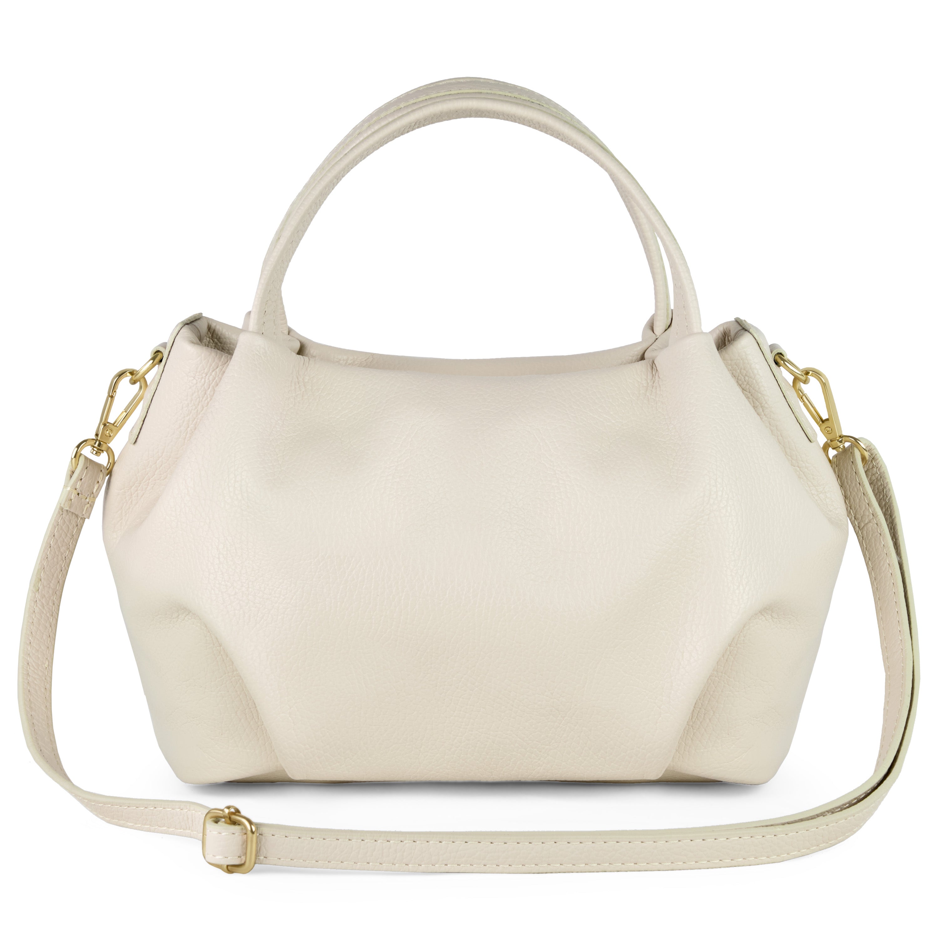 Calf Leather Top-Handle Bag 322055