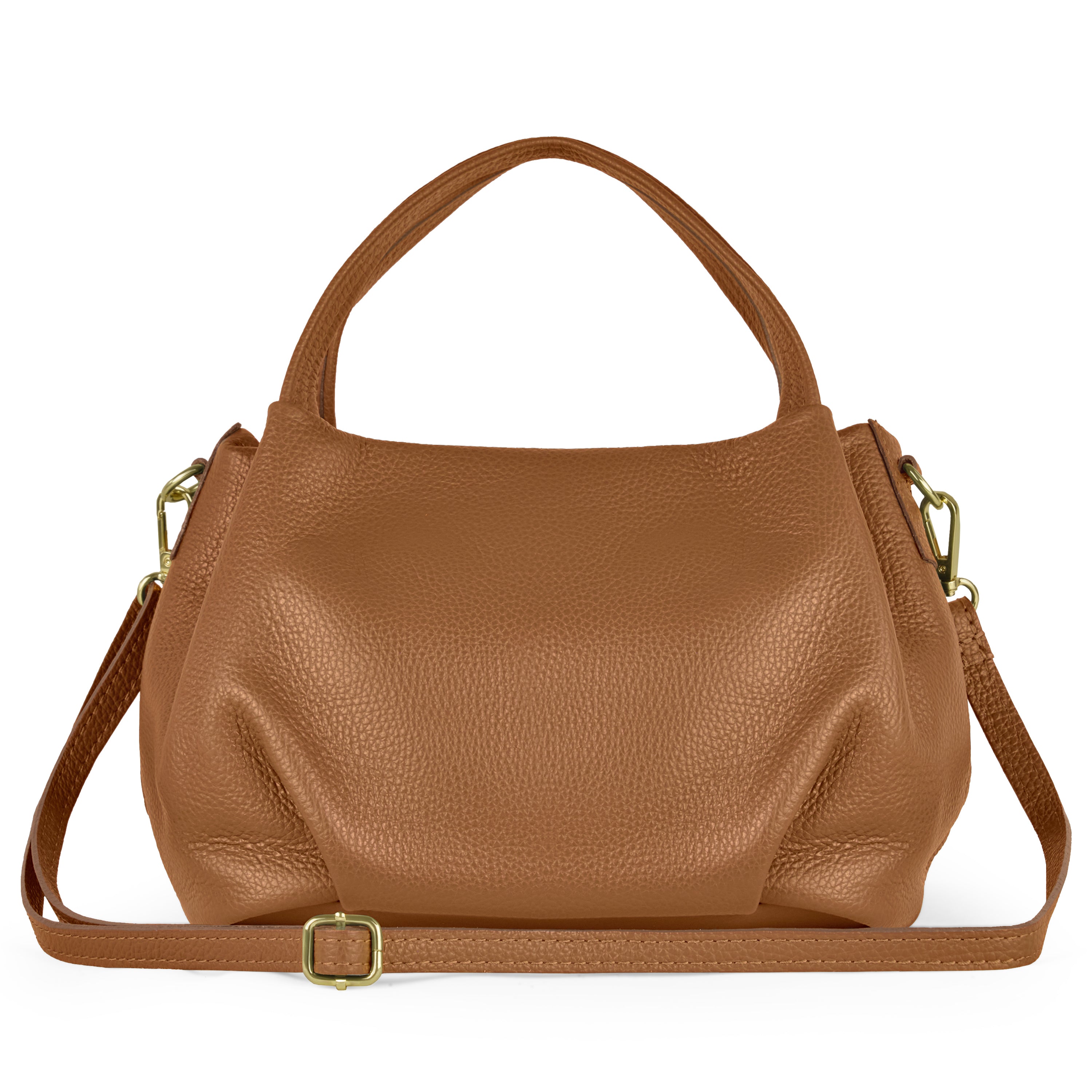 Calf Leather Top-Handle Bag 322055