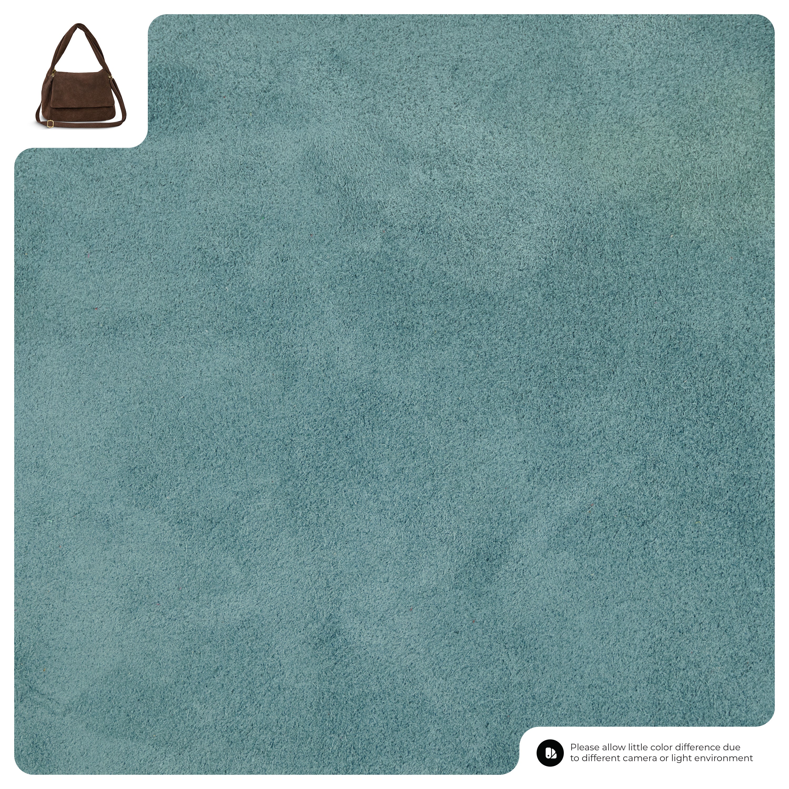 Suede Leather Top-Handle Bag 262495