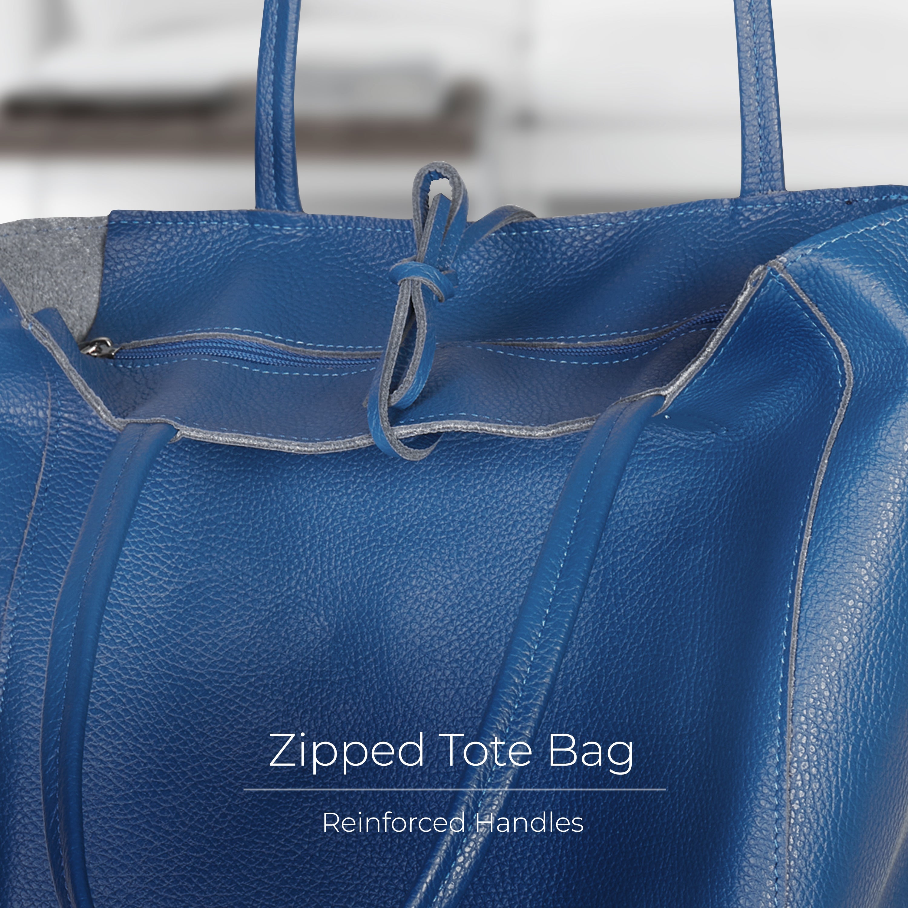 Calf Leather Tote Bag 201718