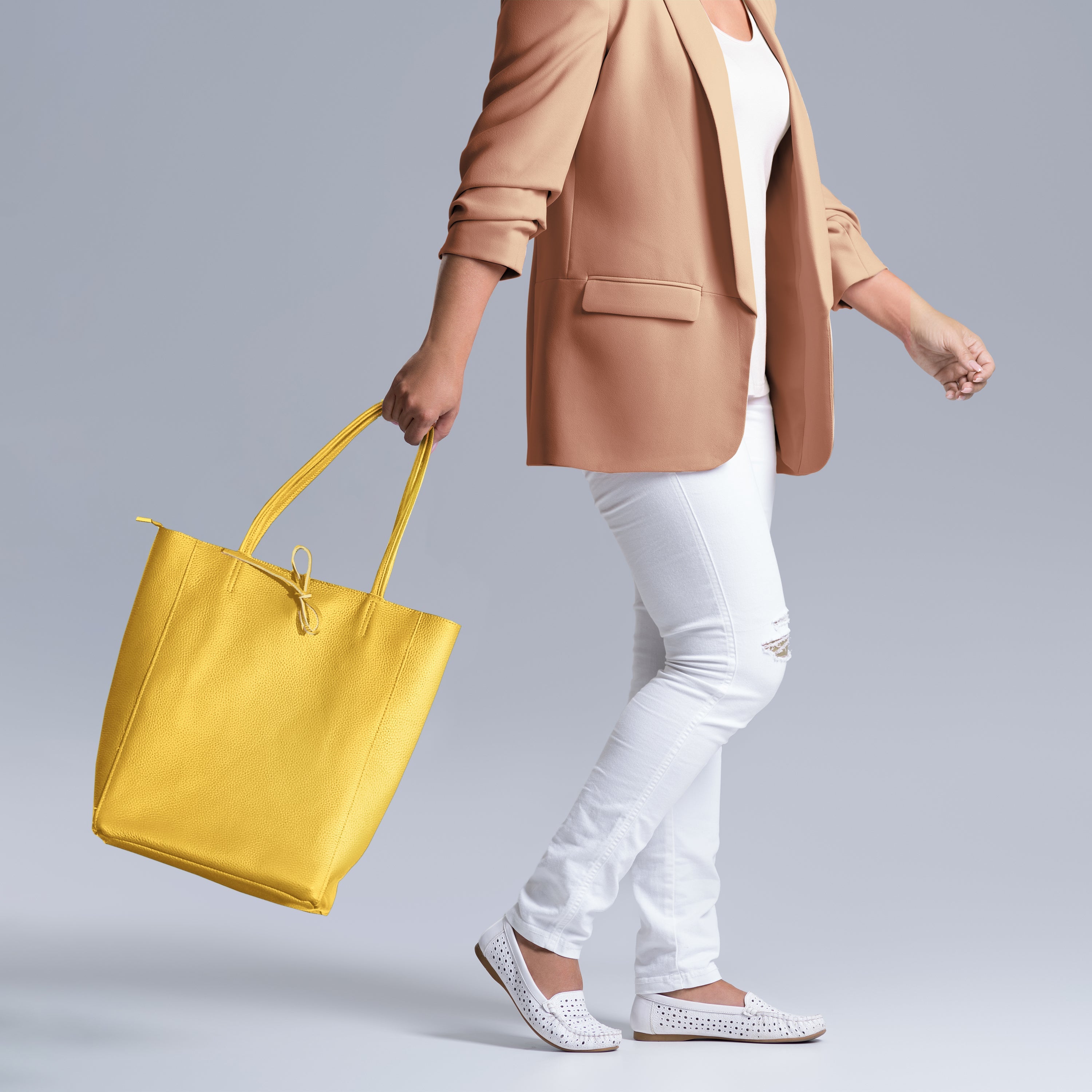 Calf Leather Tote Bag 201718