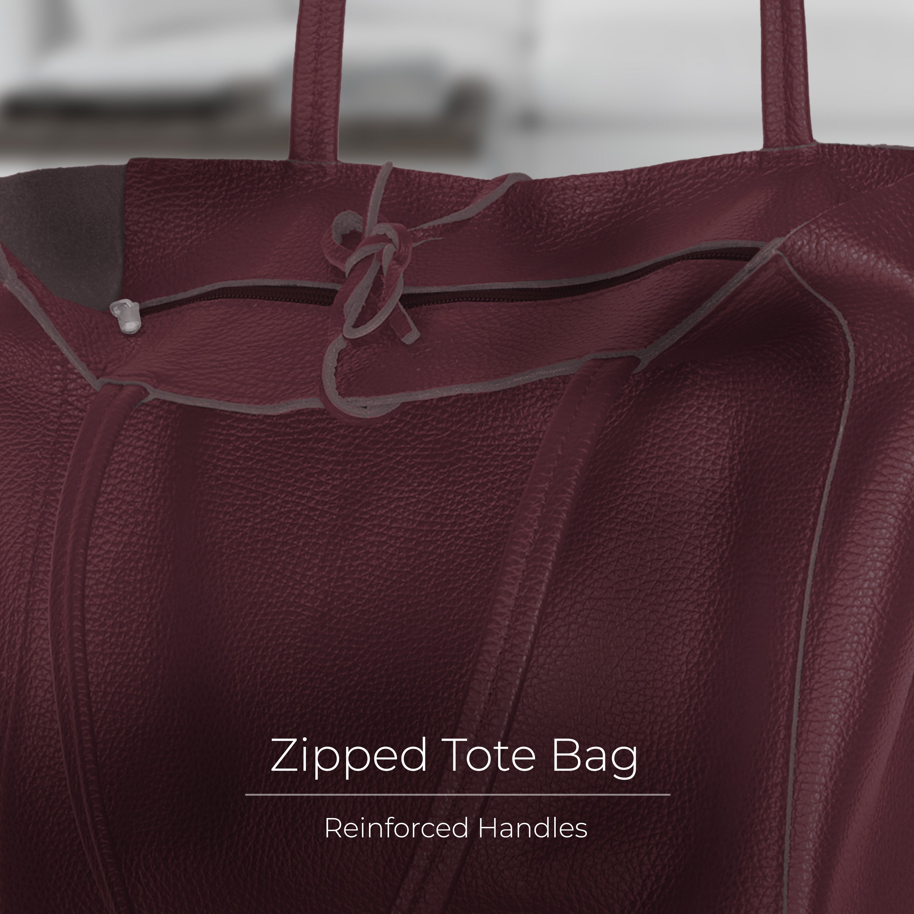 Calf Leather Tote Bag 201718