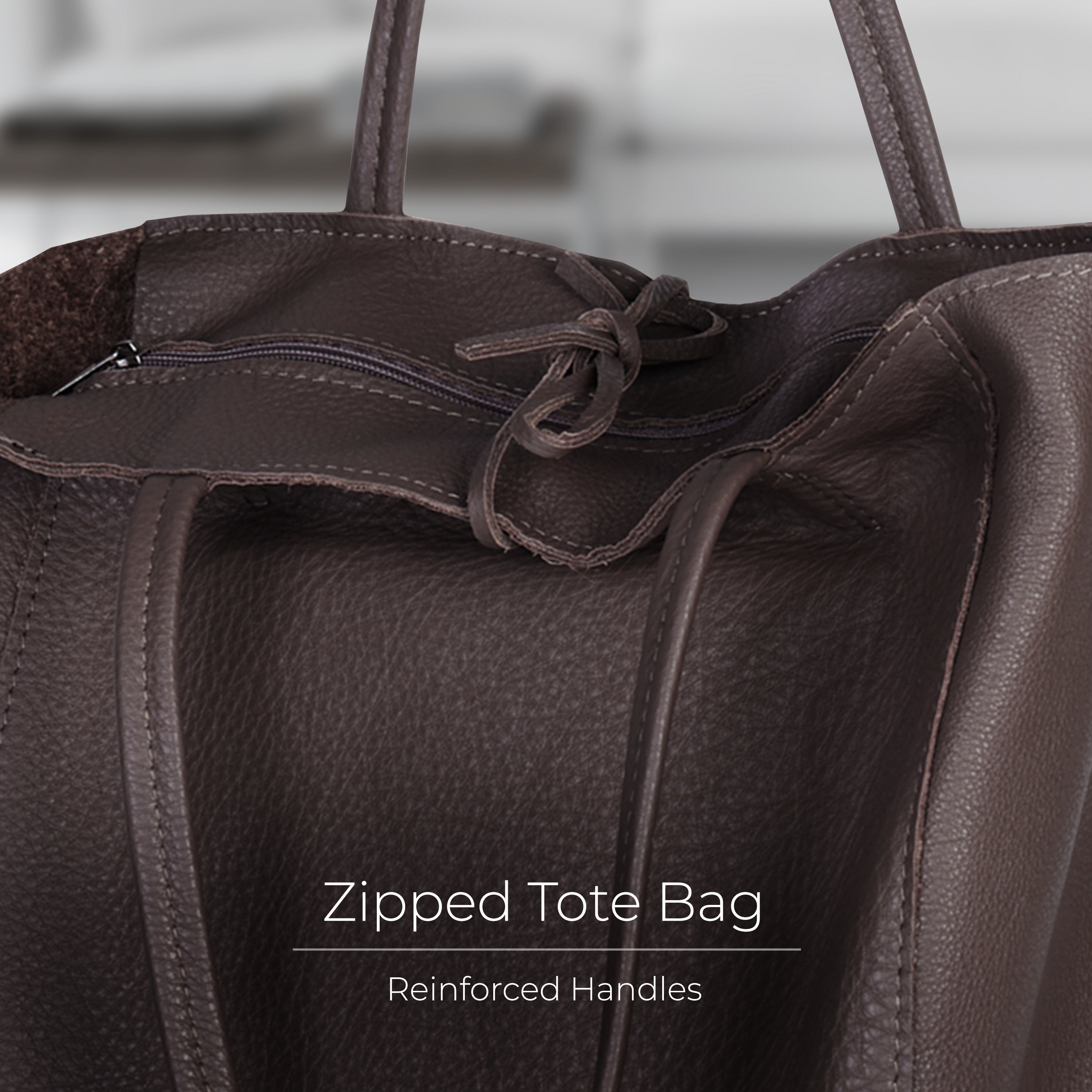 Calf Leather Tote Bag 201718