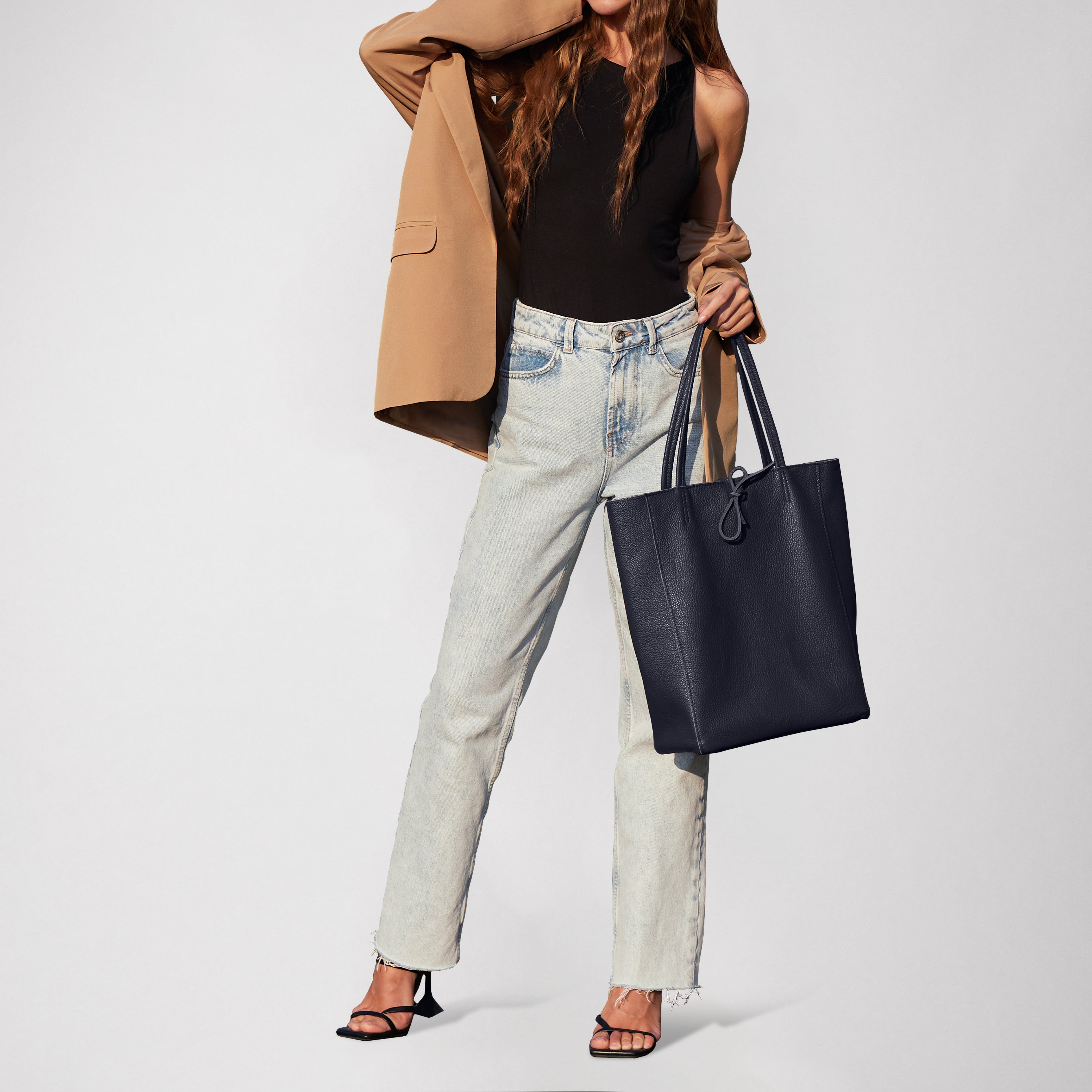 Calf Leather Tote Bag 201718