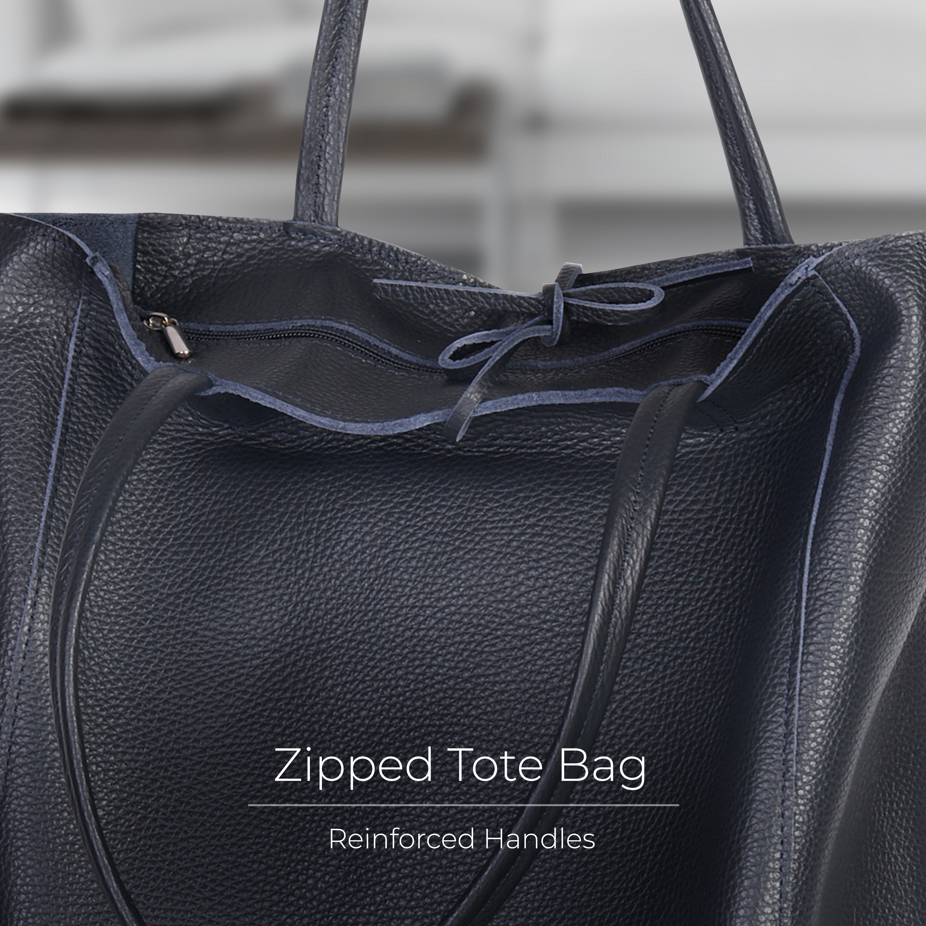 Calf Leather Tote Bag 201718