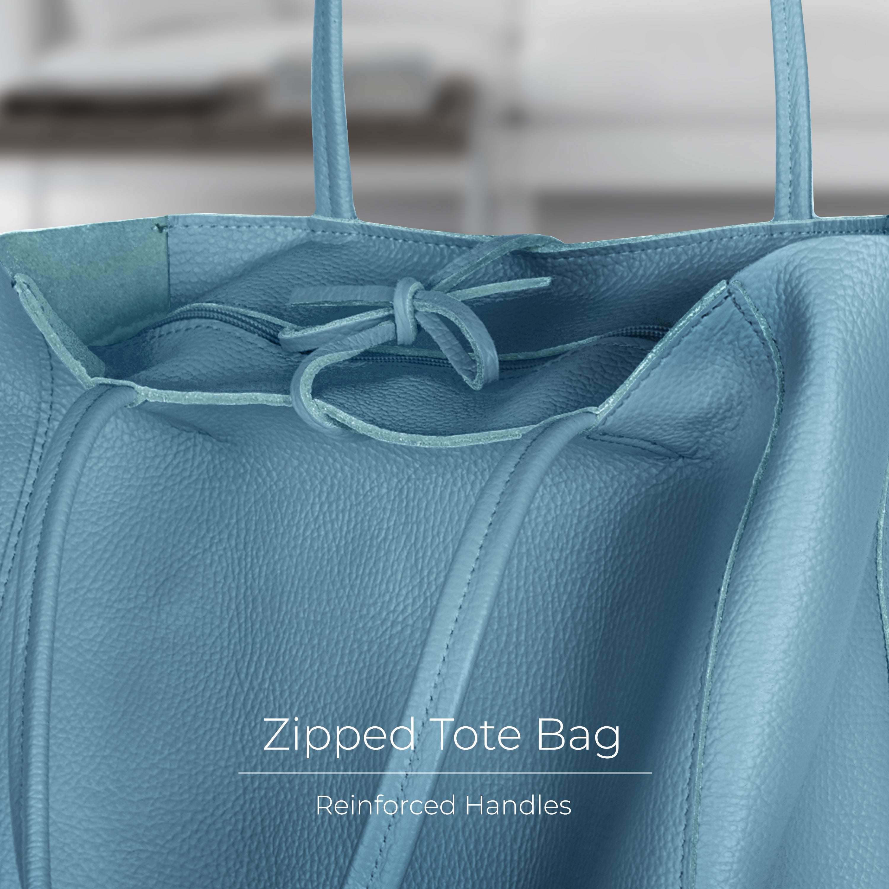 Calf Leather Tote Bag 201718