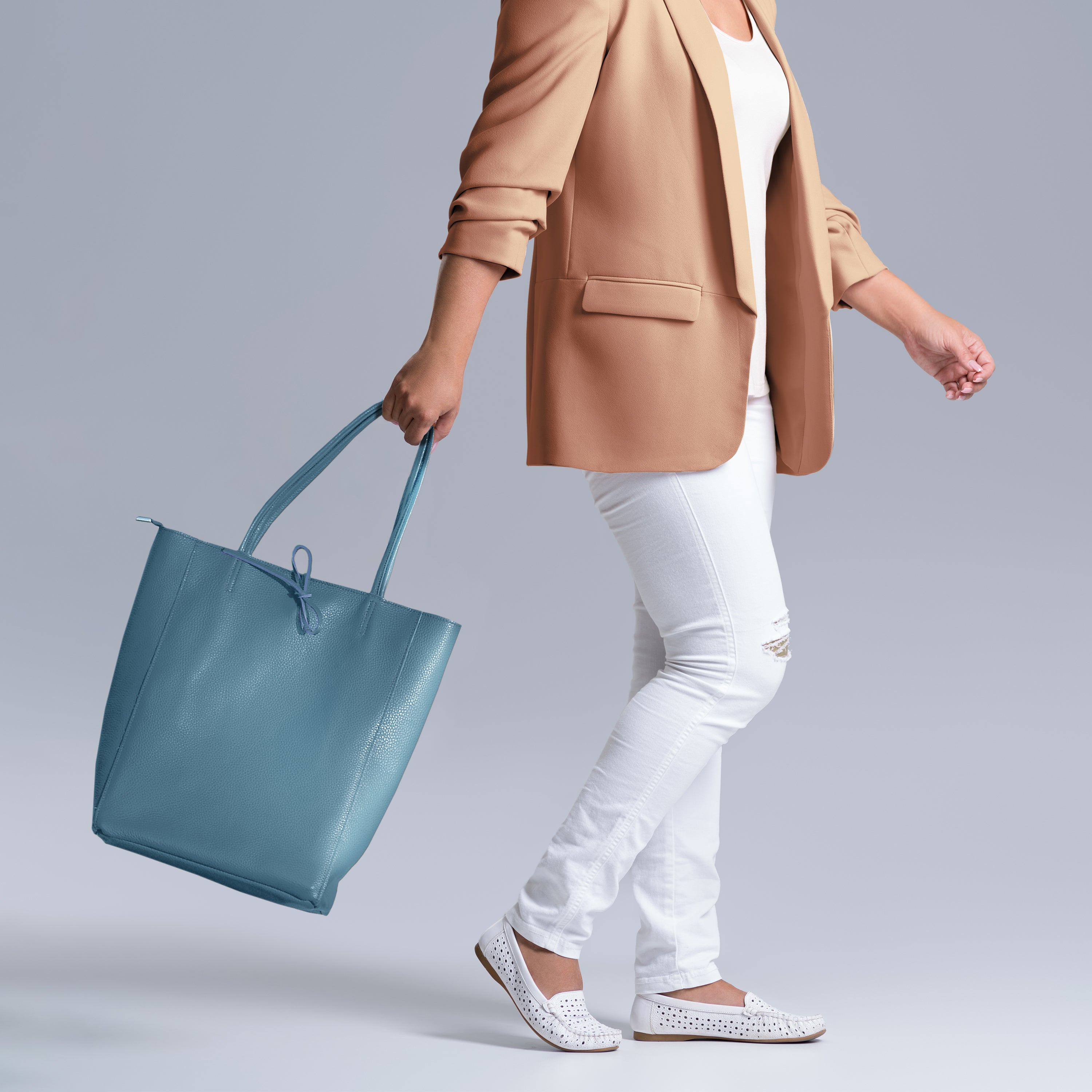 Calf Leather Tote Bag 201718