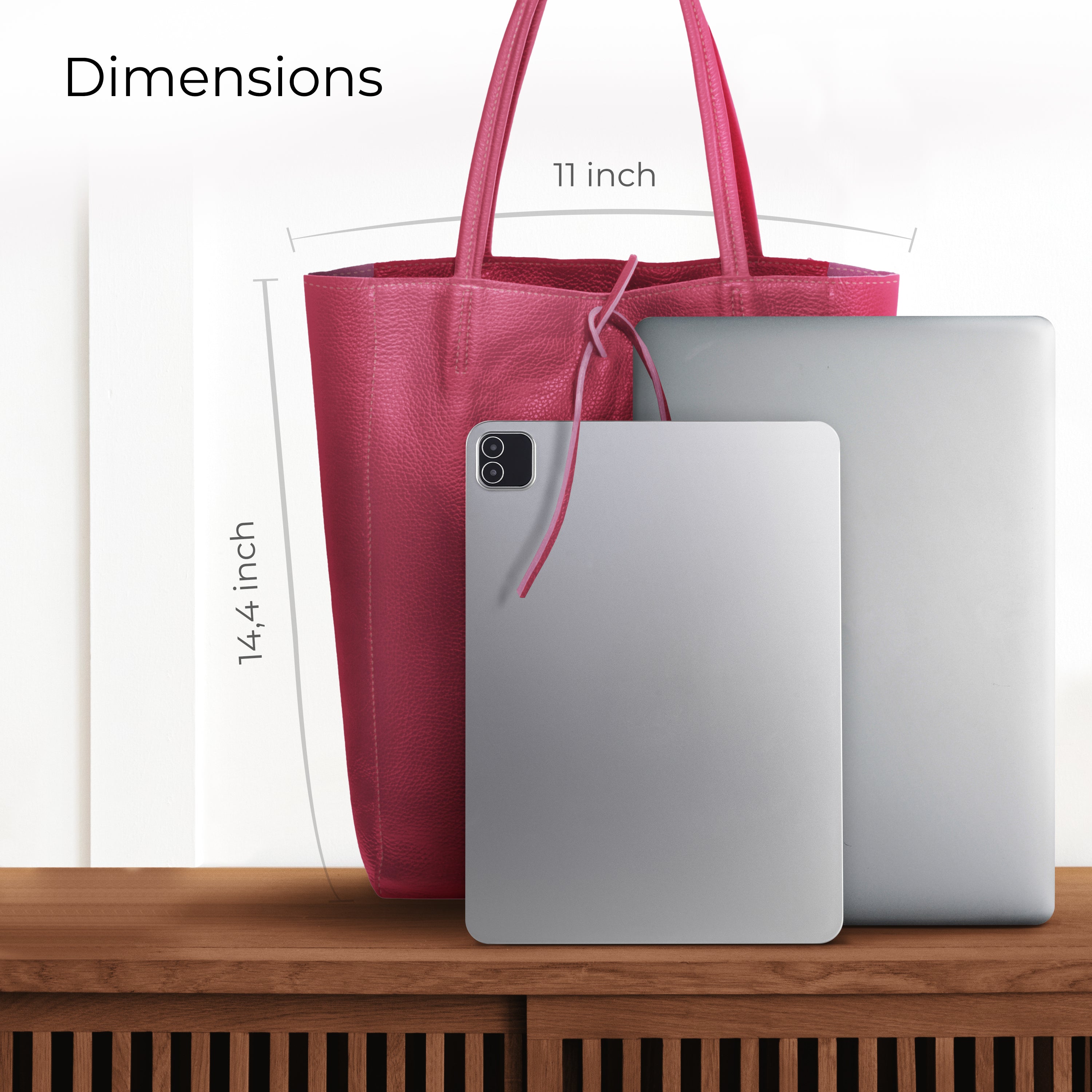 Calf Leather Tote Bag 201718