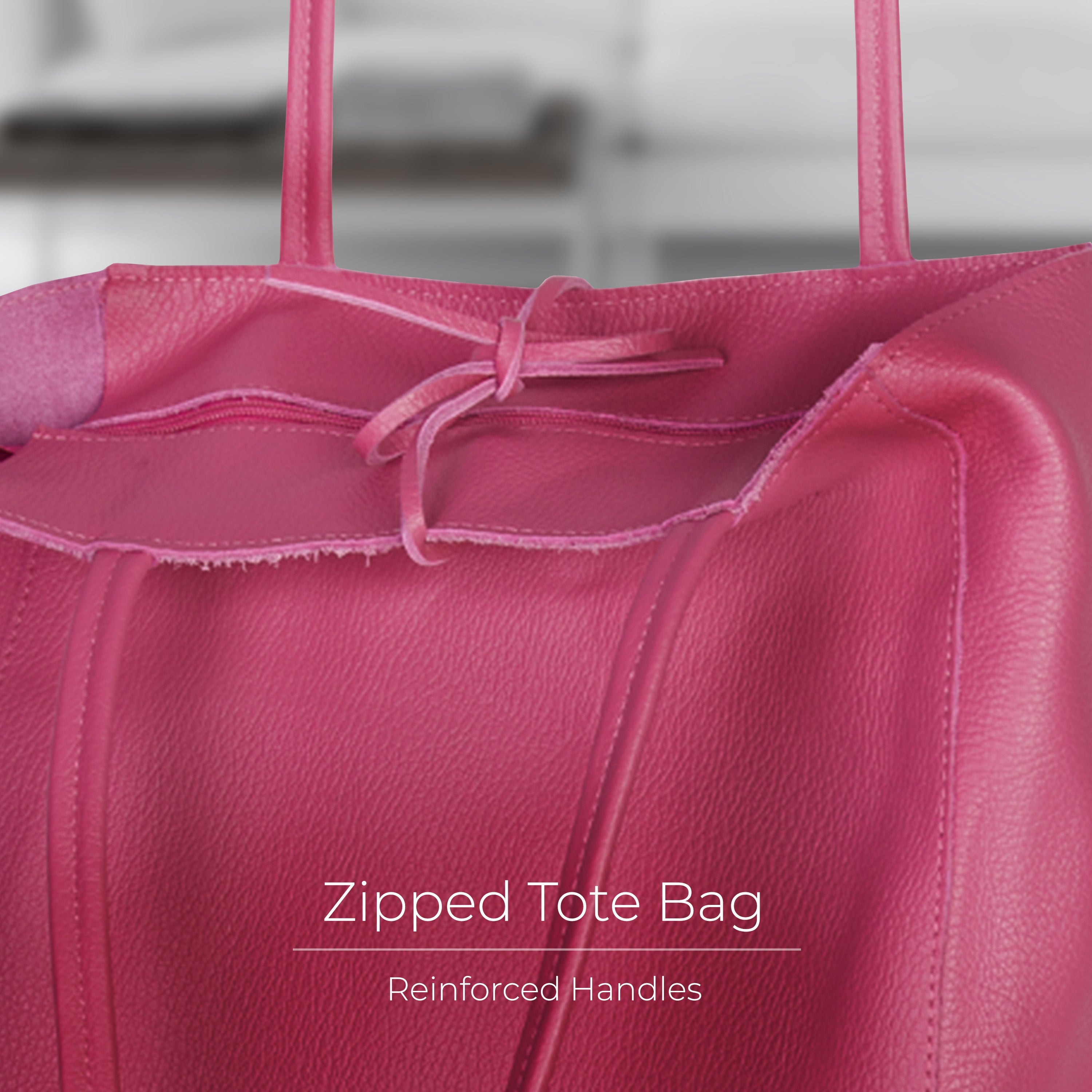 Calf Leather Tote Bag 201718