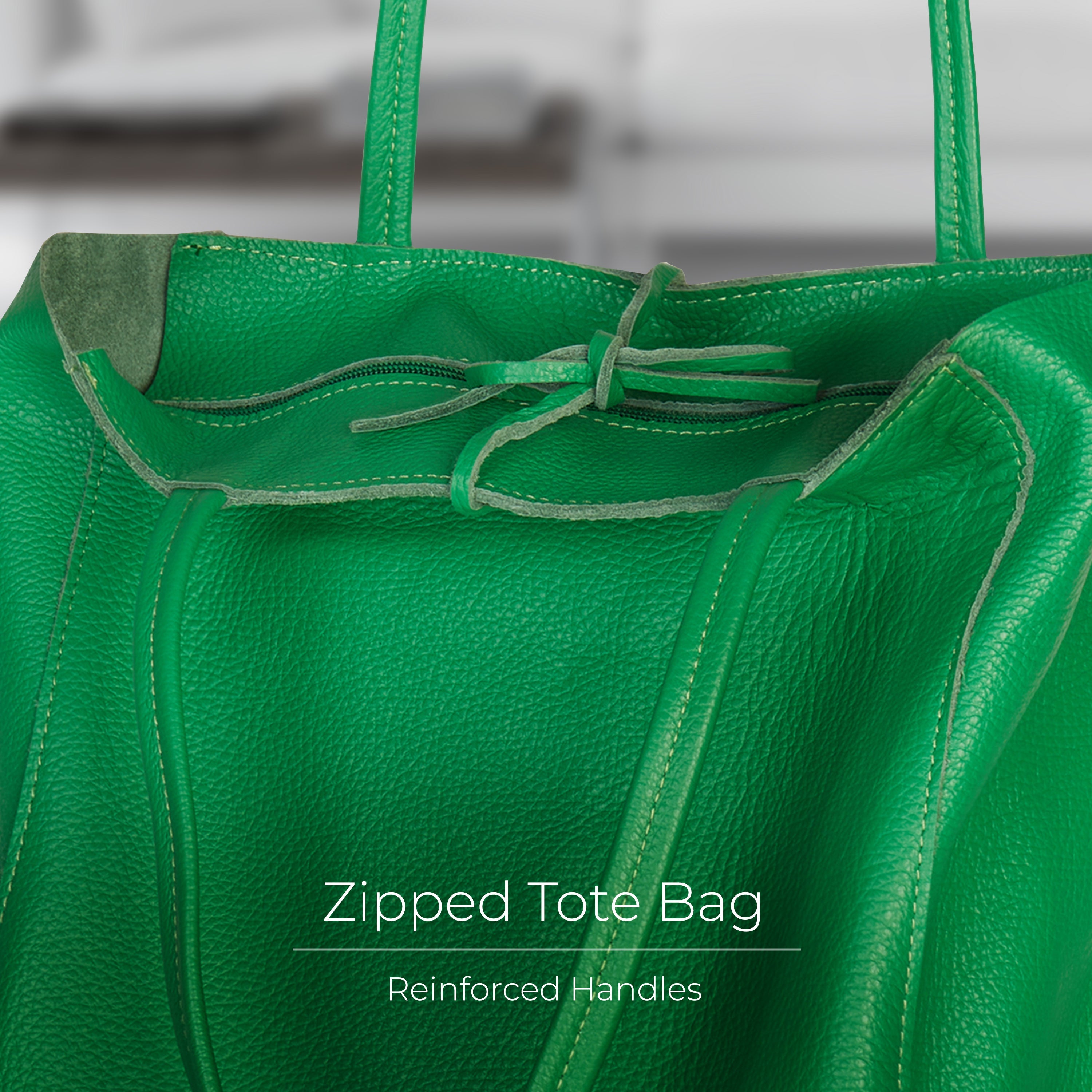 Calf Leather Tote Bag 201718