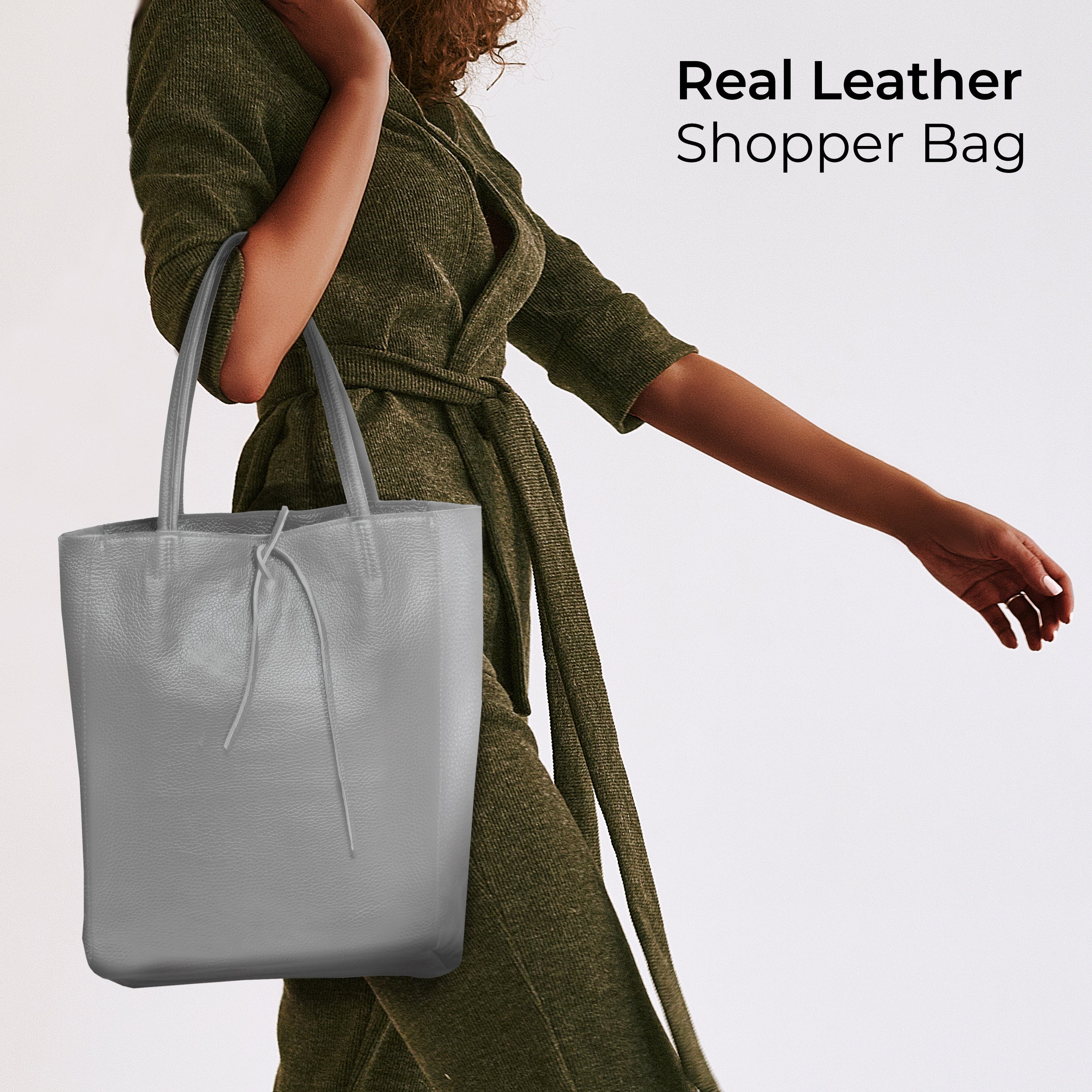 Calf Leather Tote Bag 201718