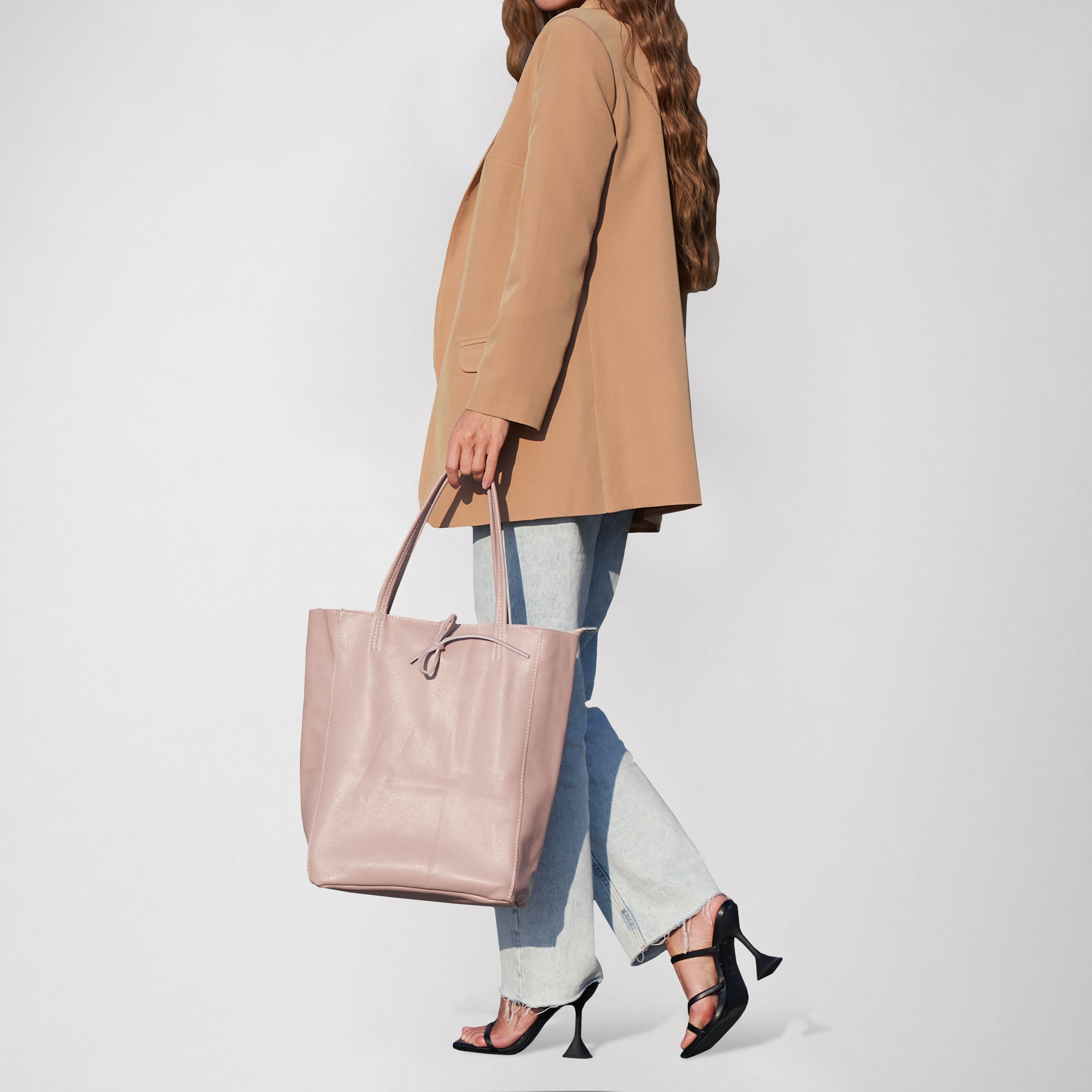 Calf Leather Tote Bag 201718