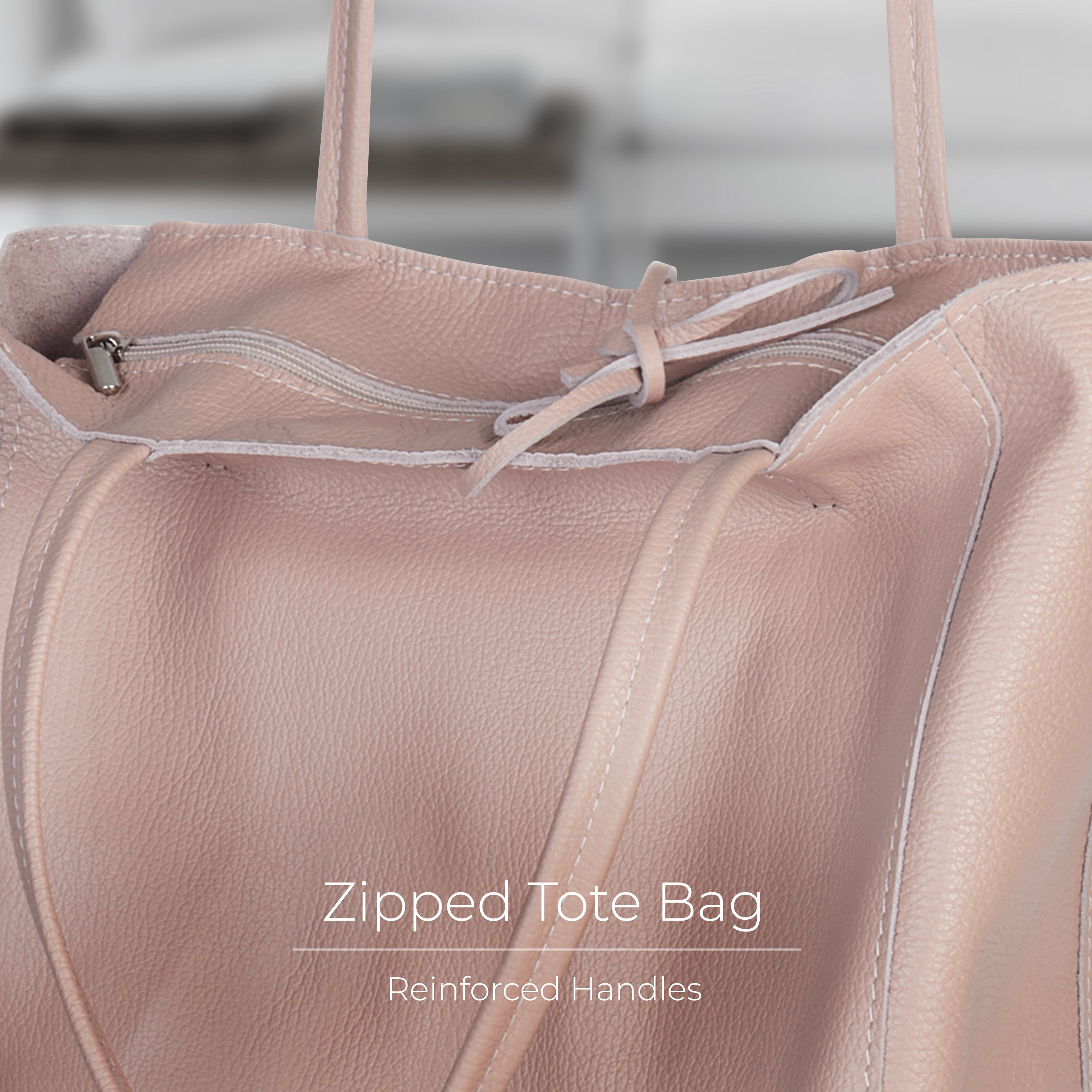 Calf Leather Tote Bag 201718