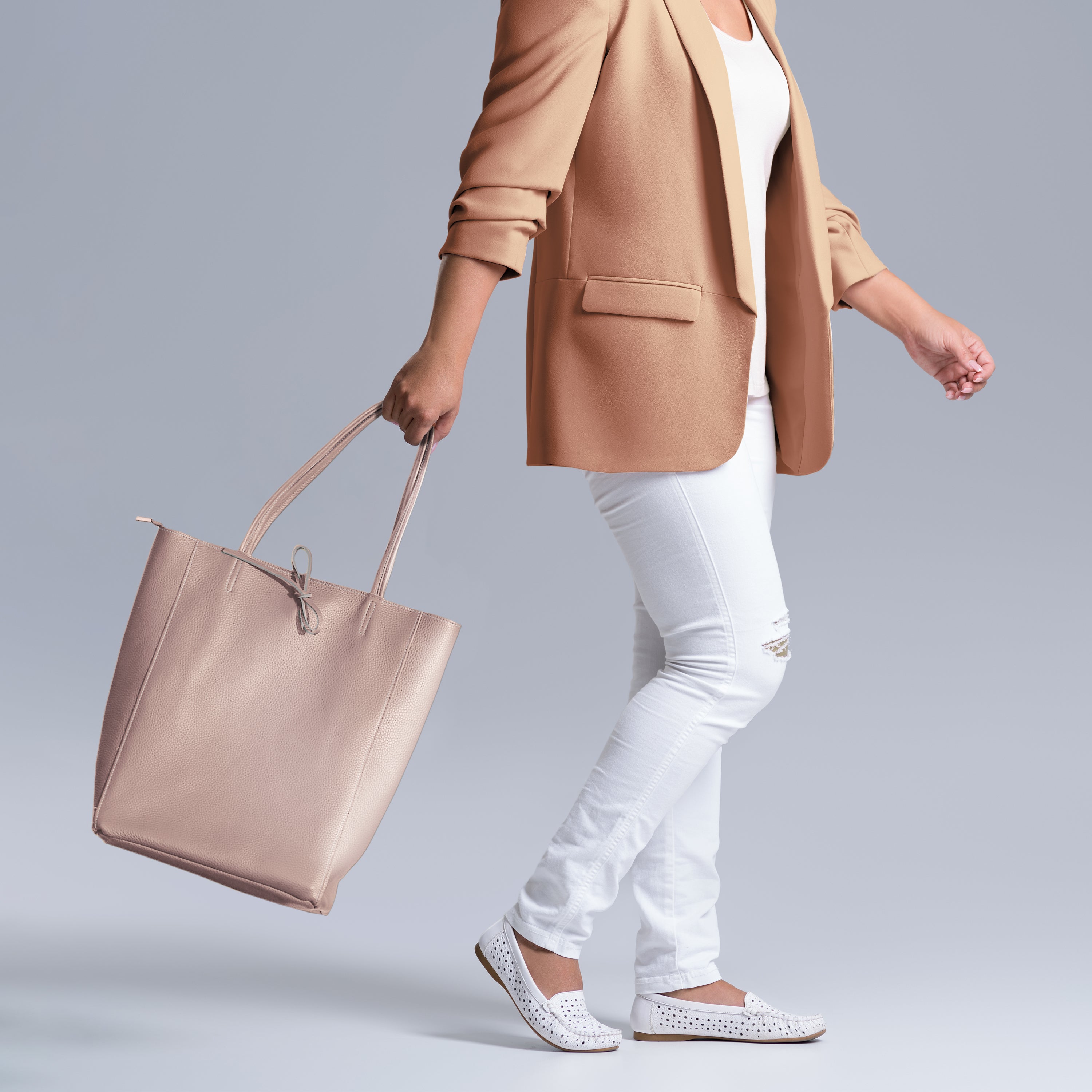 Calf Leather Tote Bag 201718