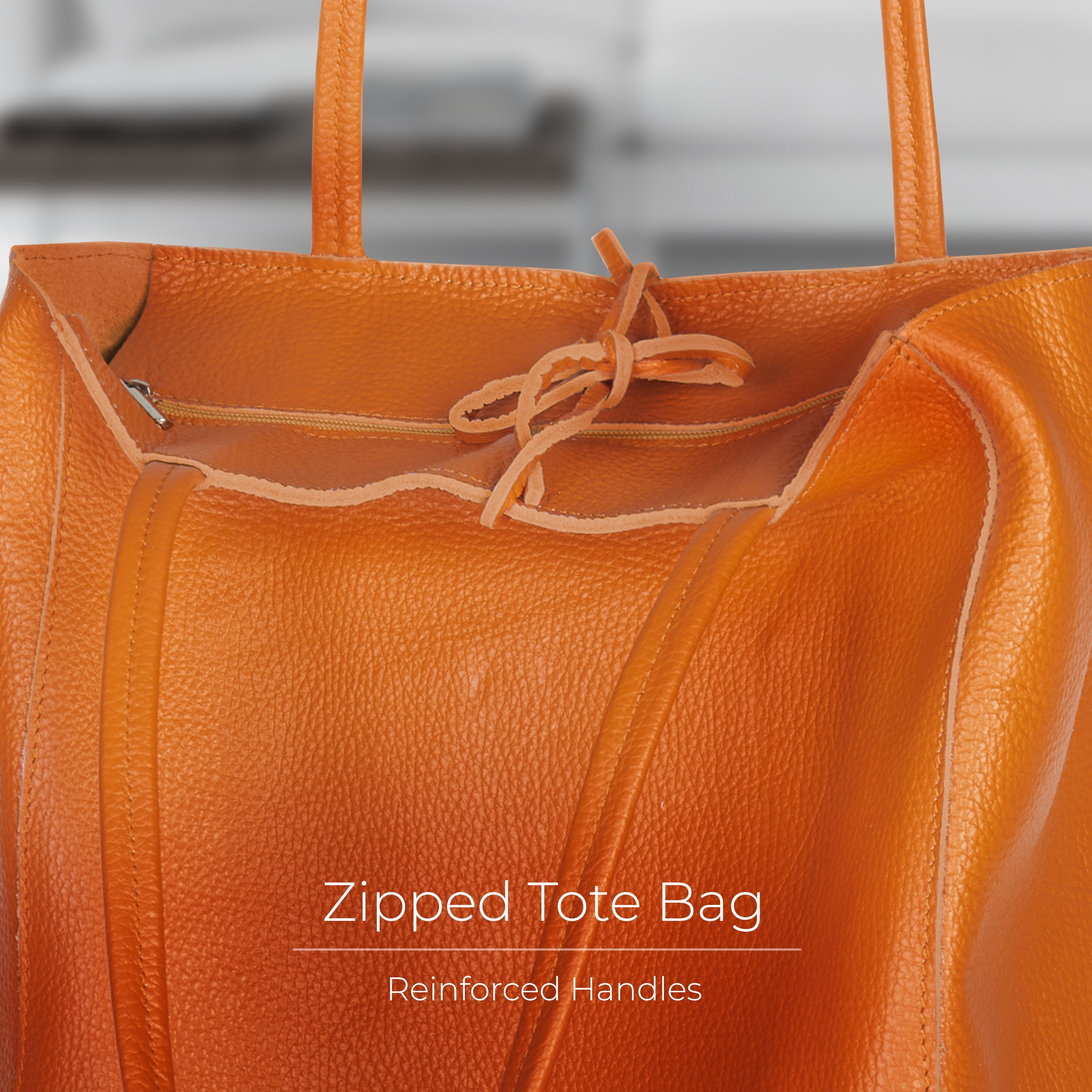 Calf Leather Tote Bag 201718