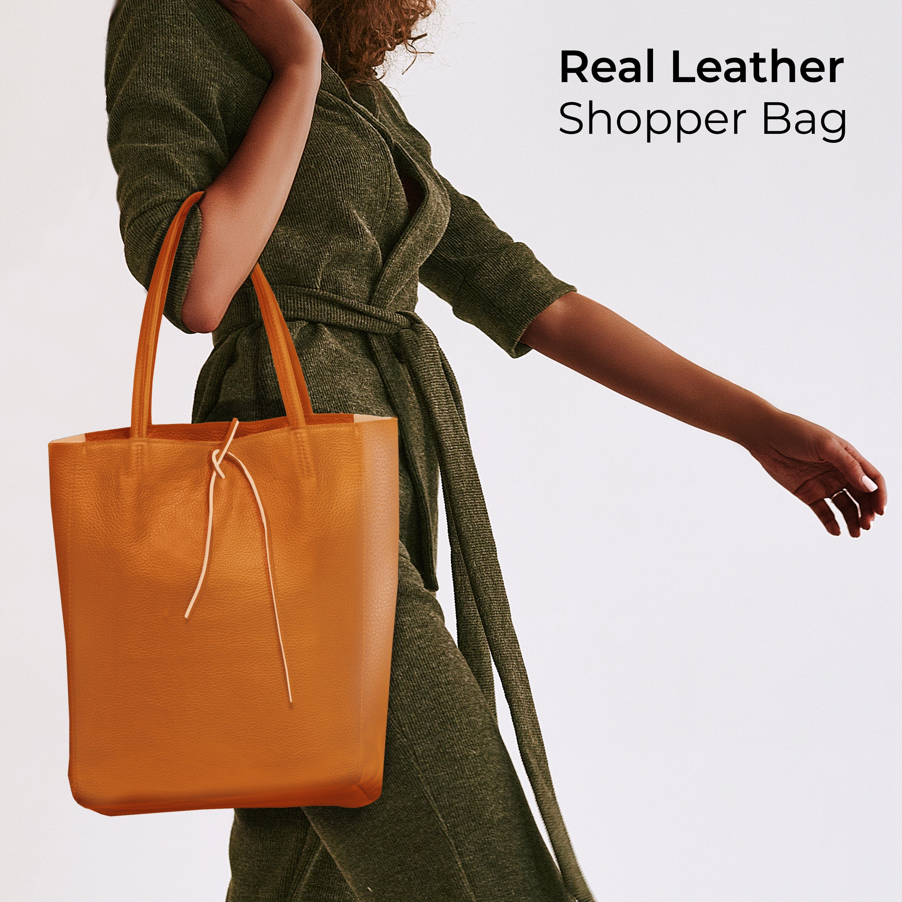 Calf Leather Tote Bag 201718