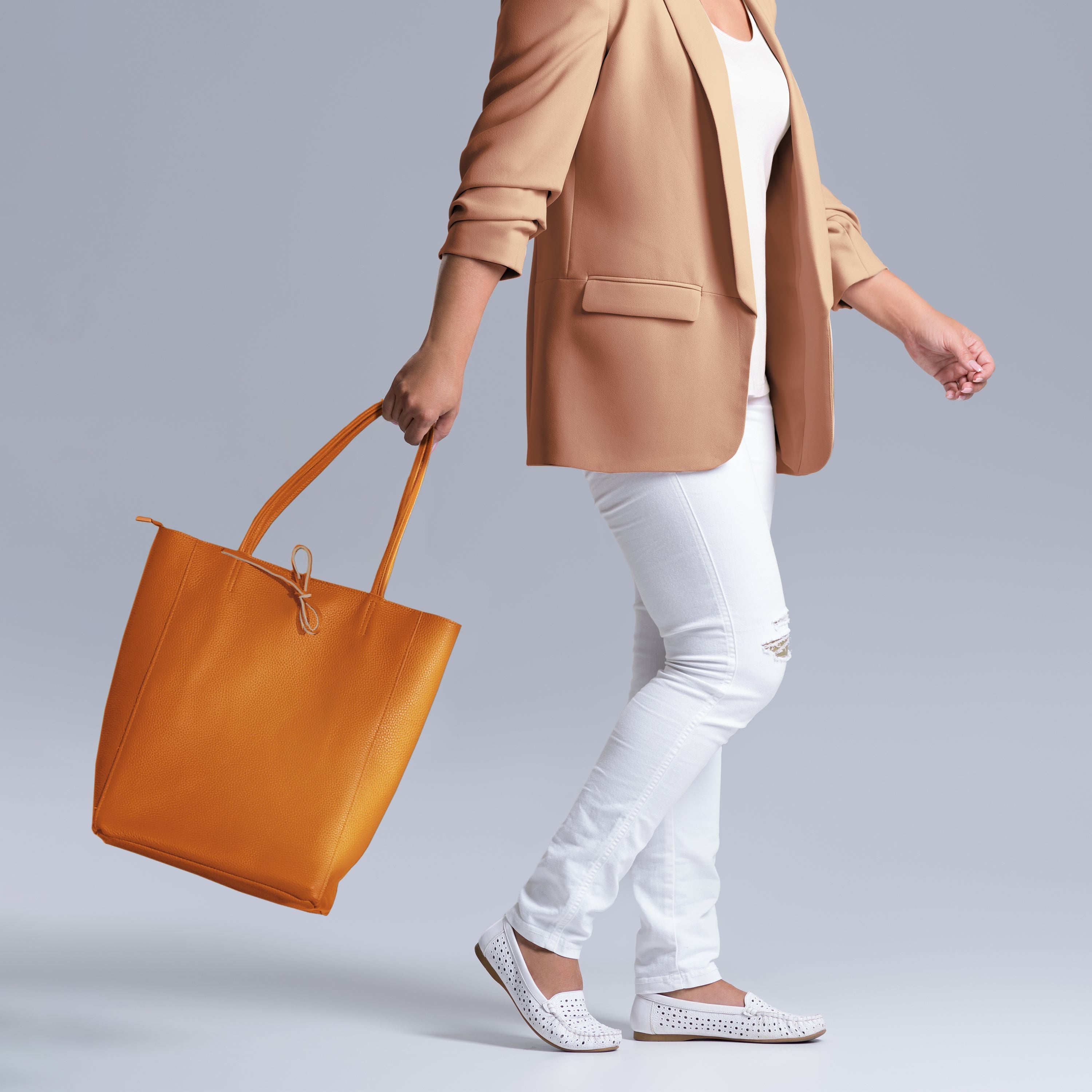 Calf Leather Tote Bag 201718