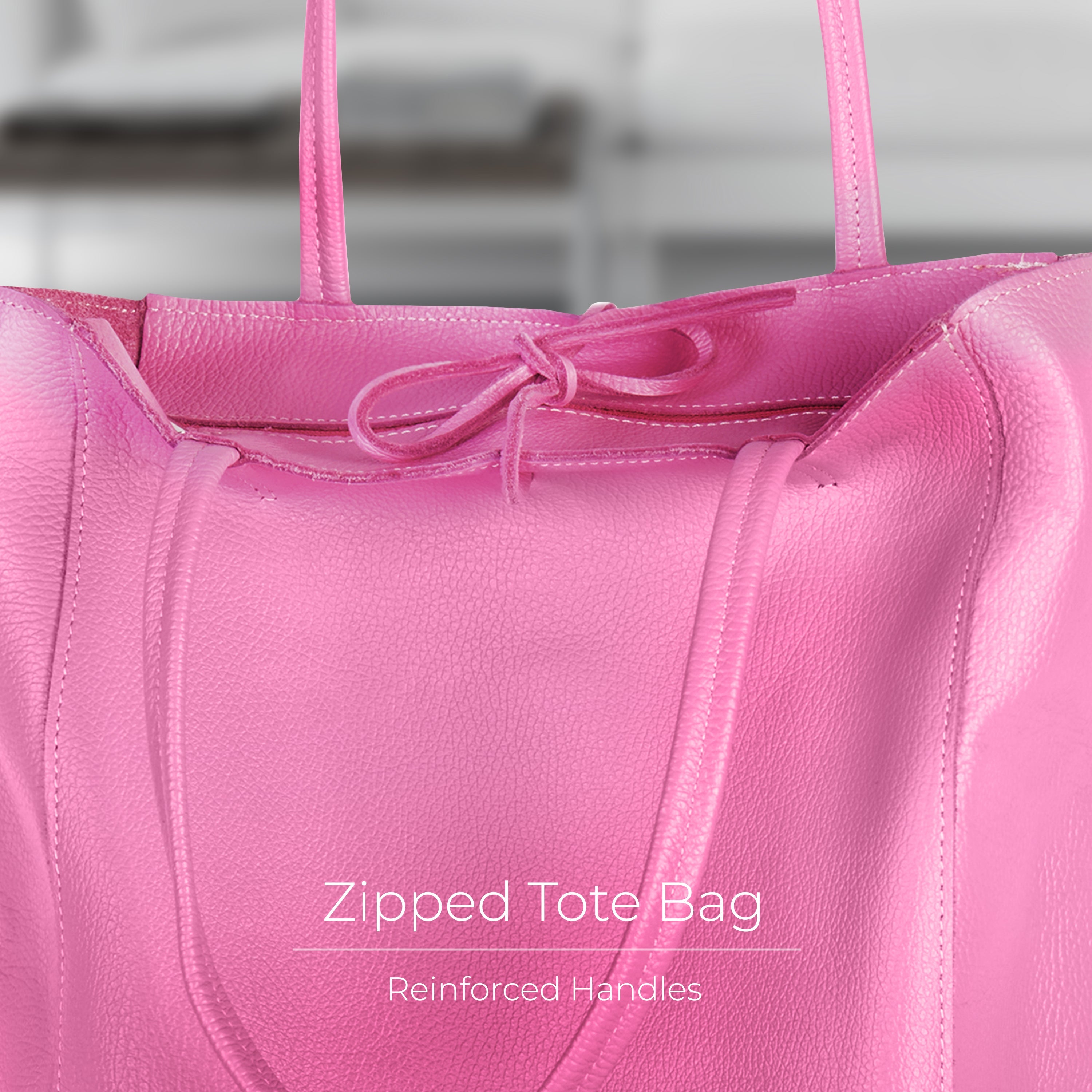 Calf Leather Tote Bag 201718