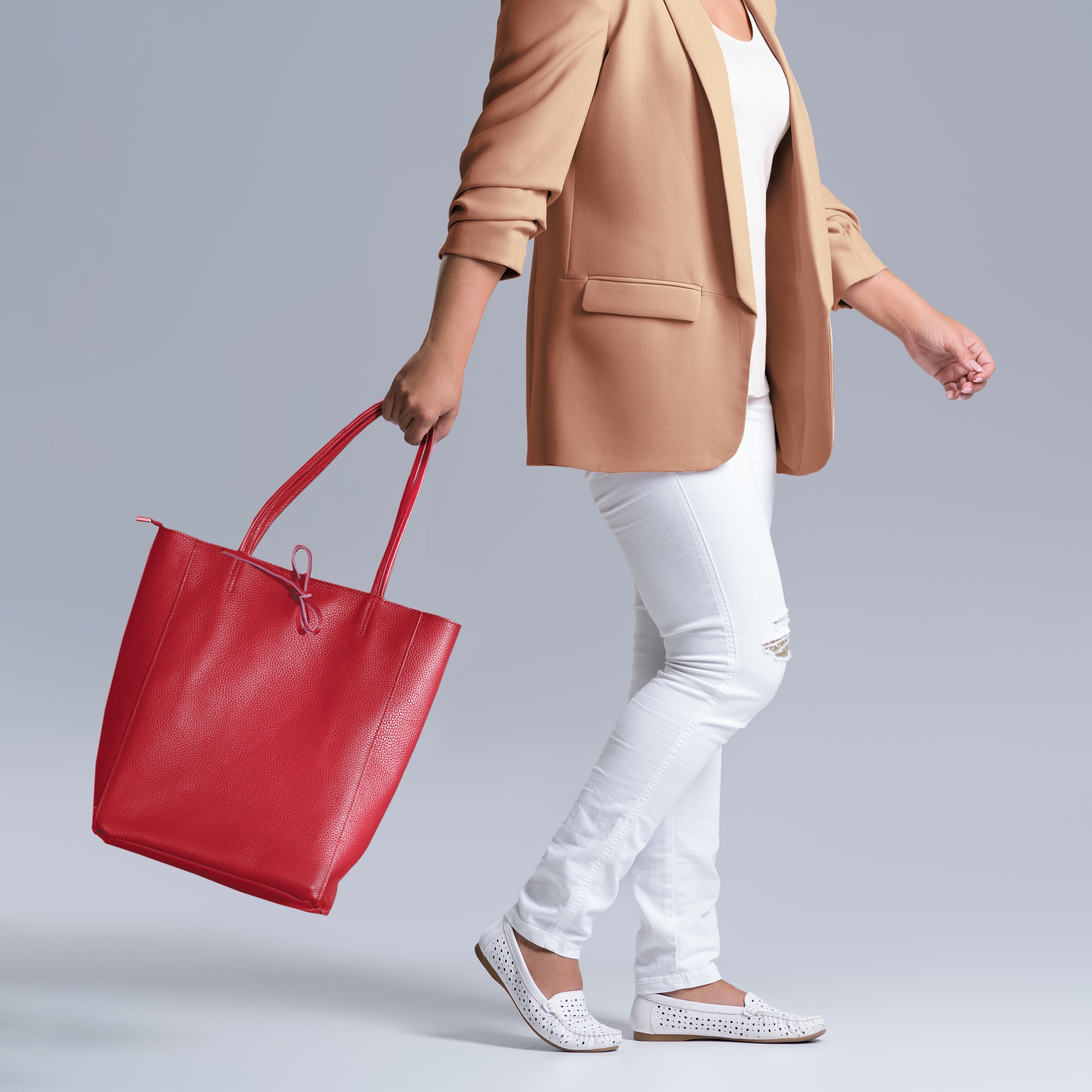 Calf Leather Tote Bag 201718