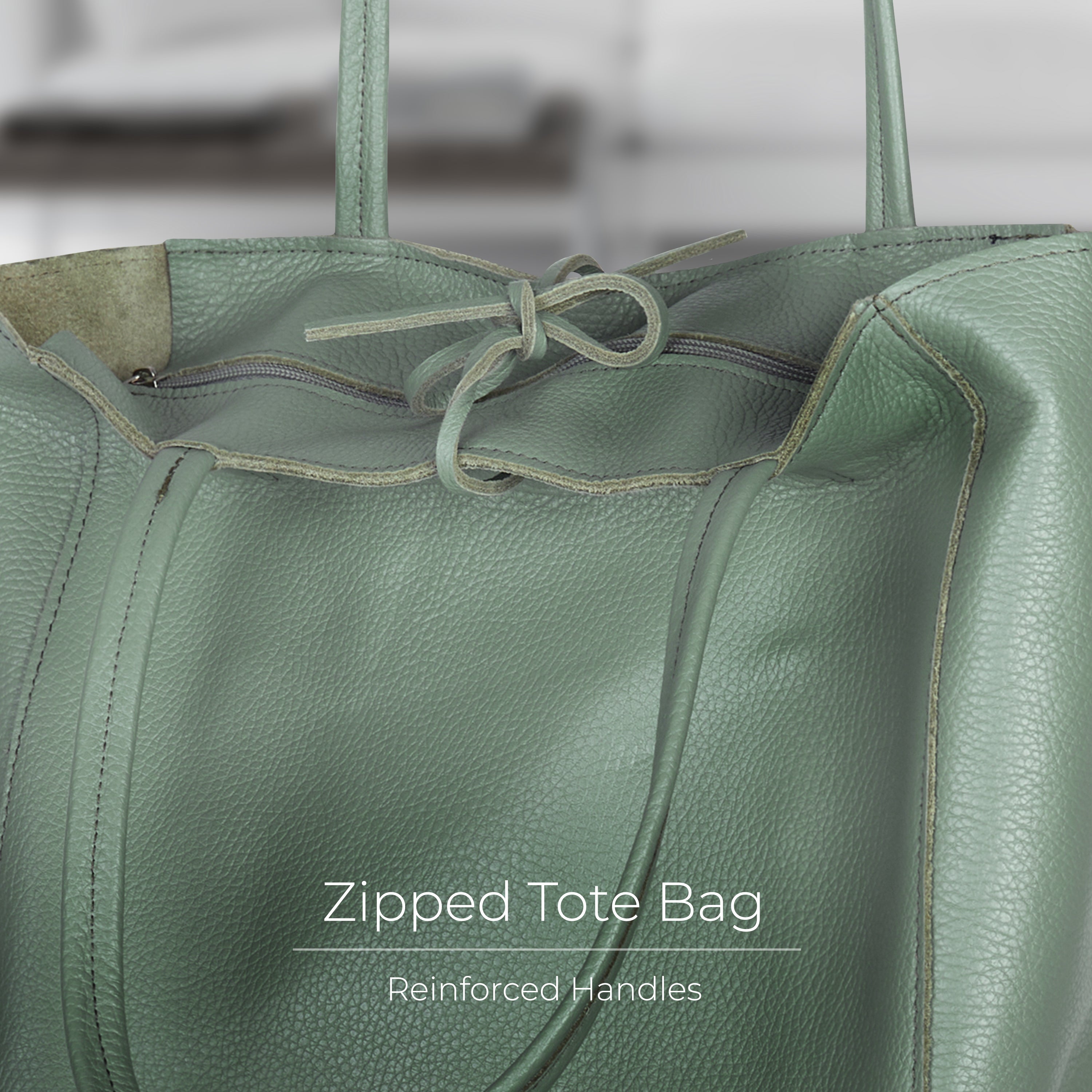 Calf Leather Tote Bag 201718