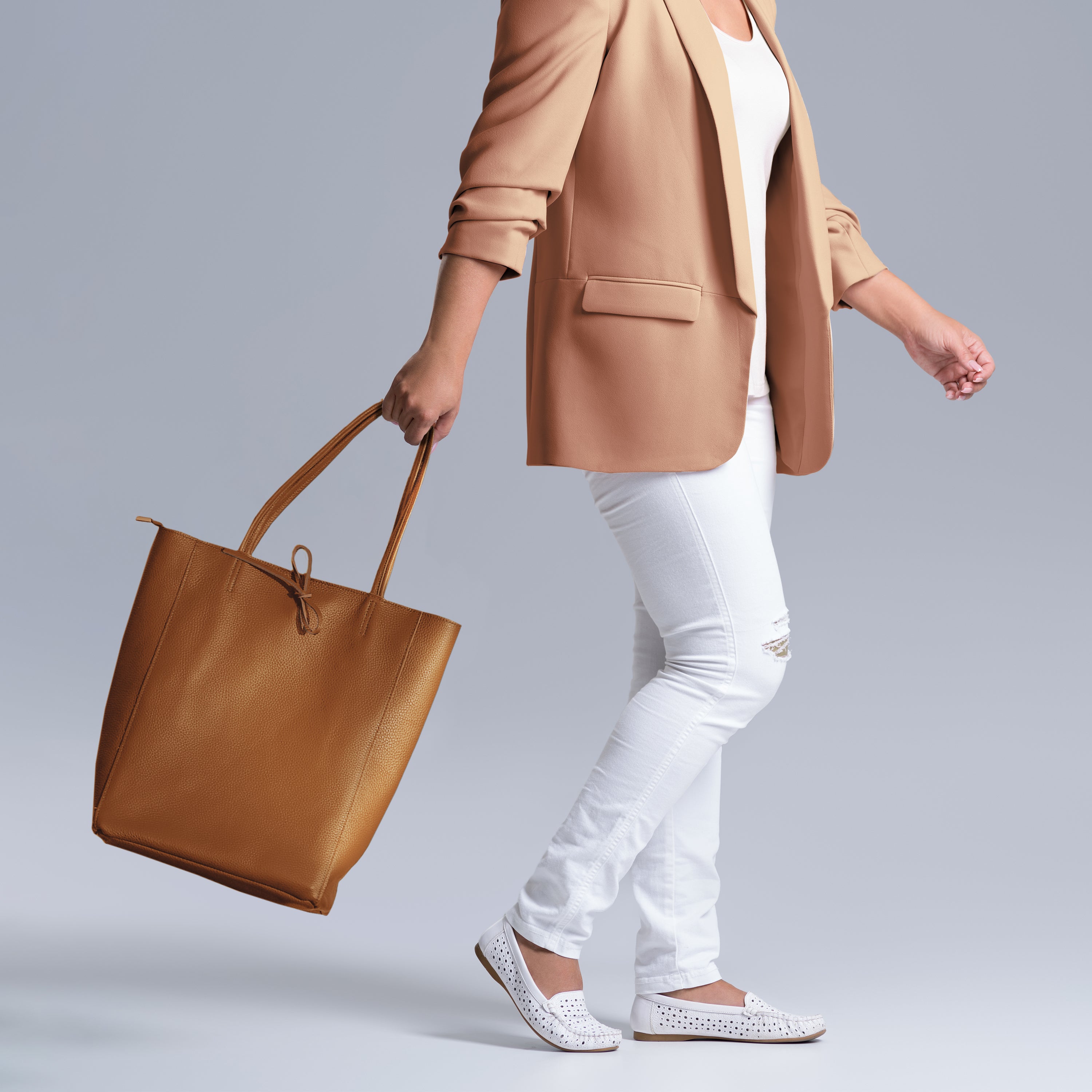 Calf Leather Tote Bag 201718