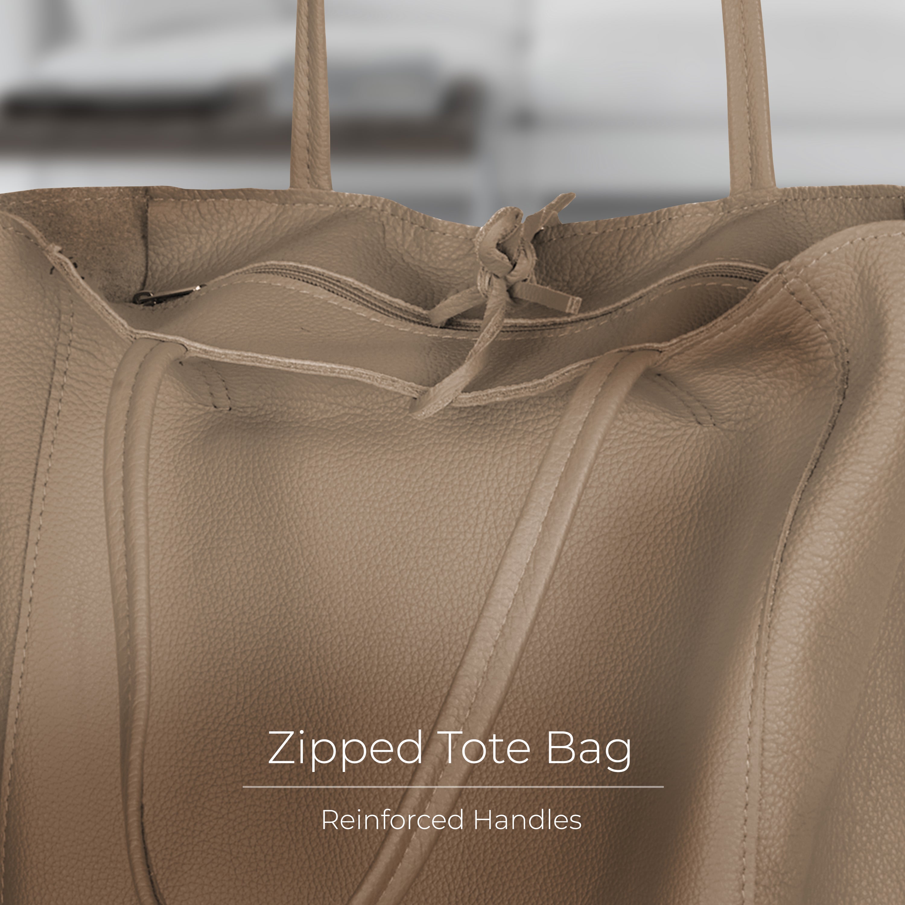 Calf Leather Tote Bag 201718