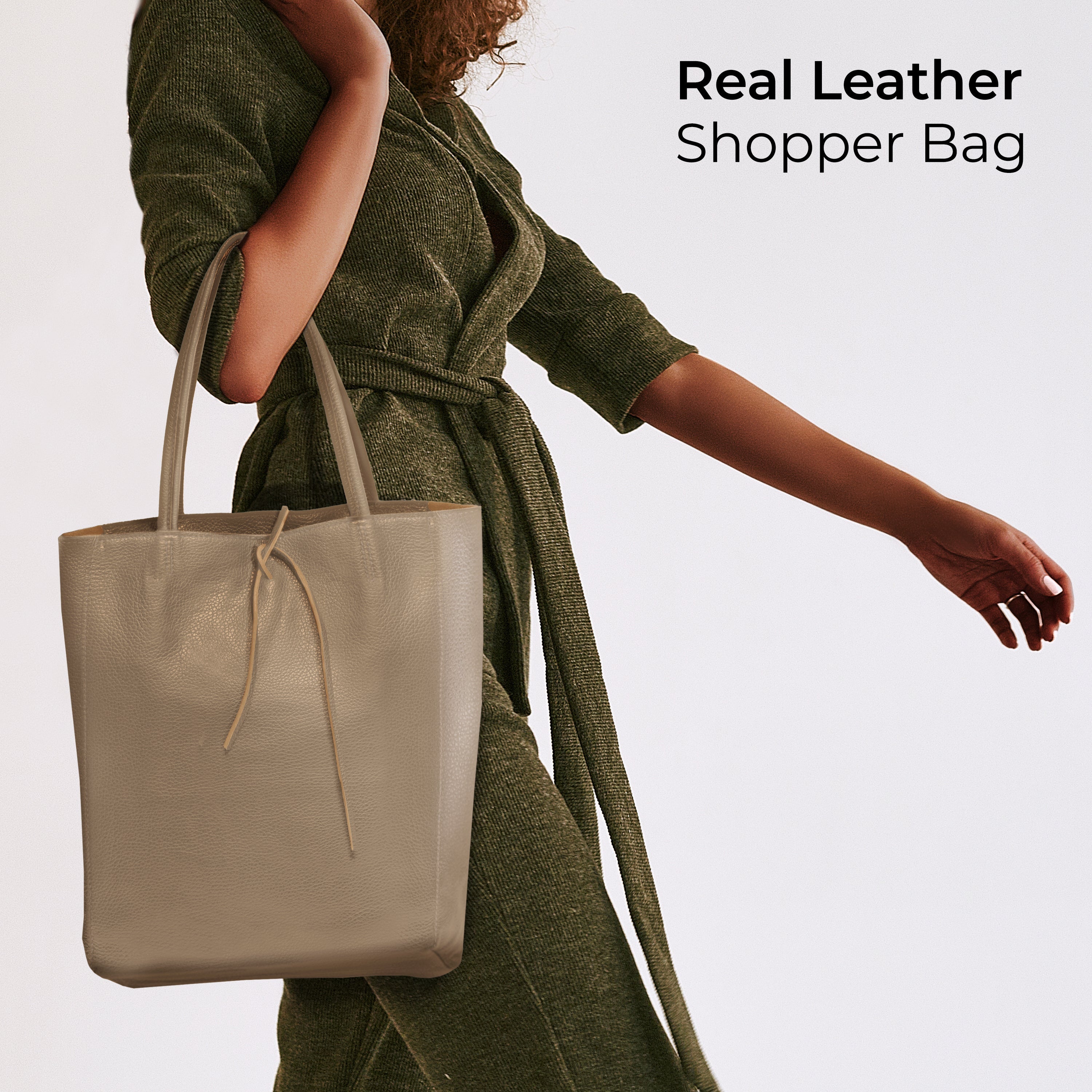 Calf Leather Tote Bag 201718