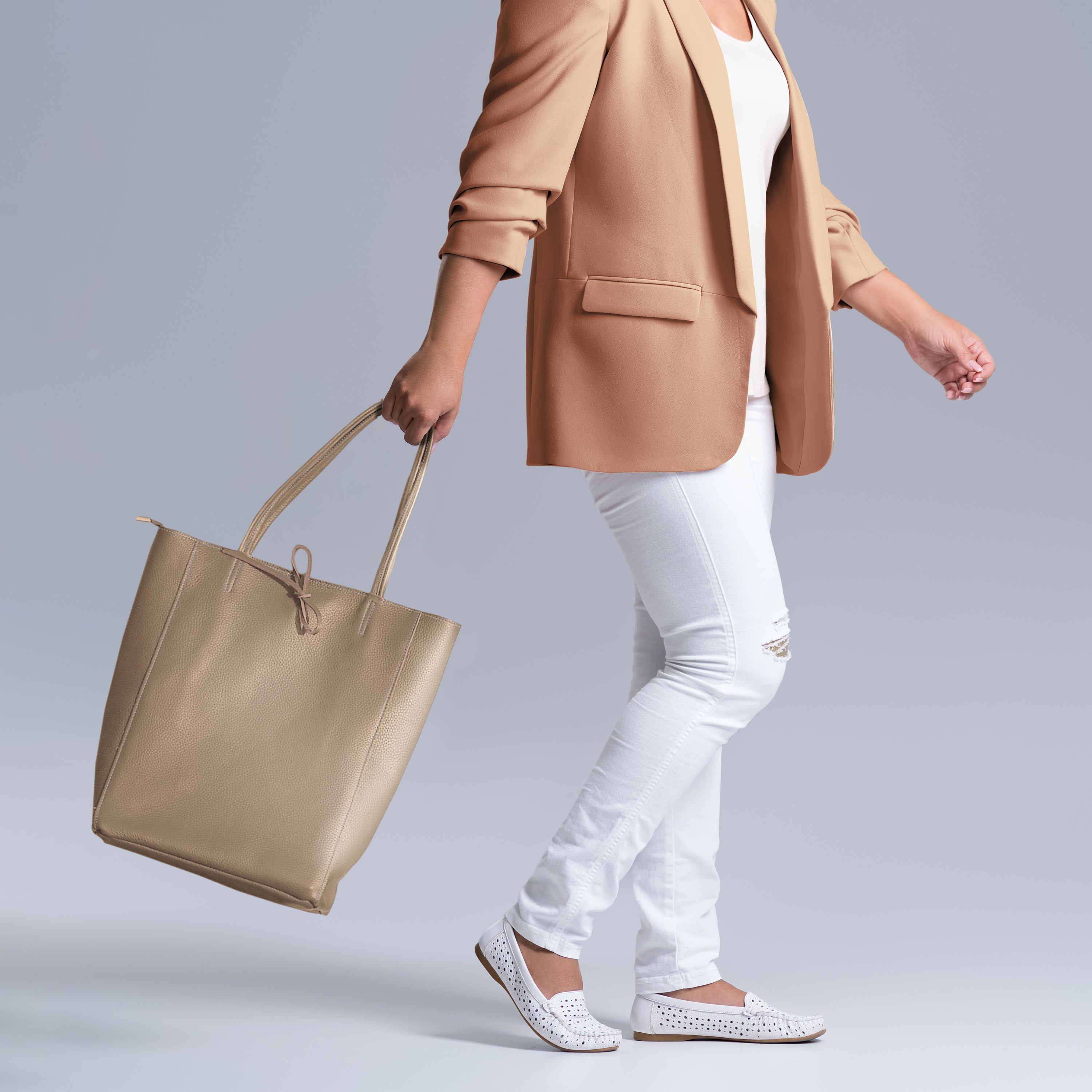 Calf Leather Tote Bag 201718