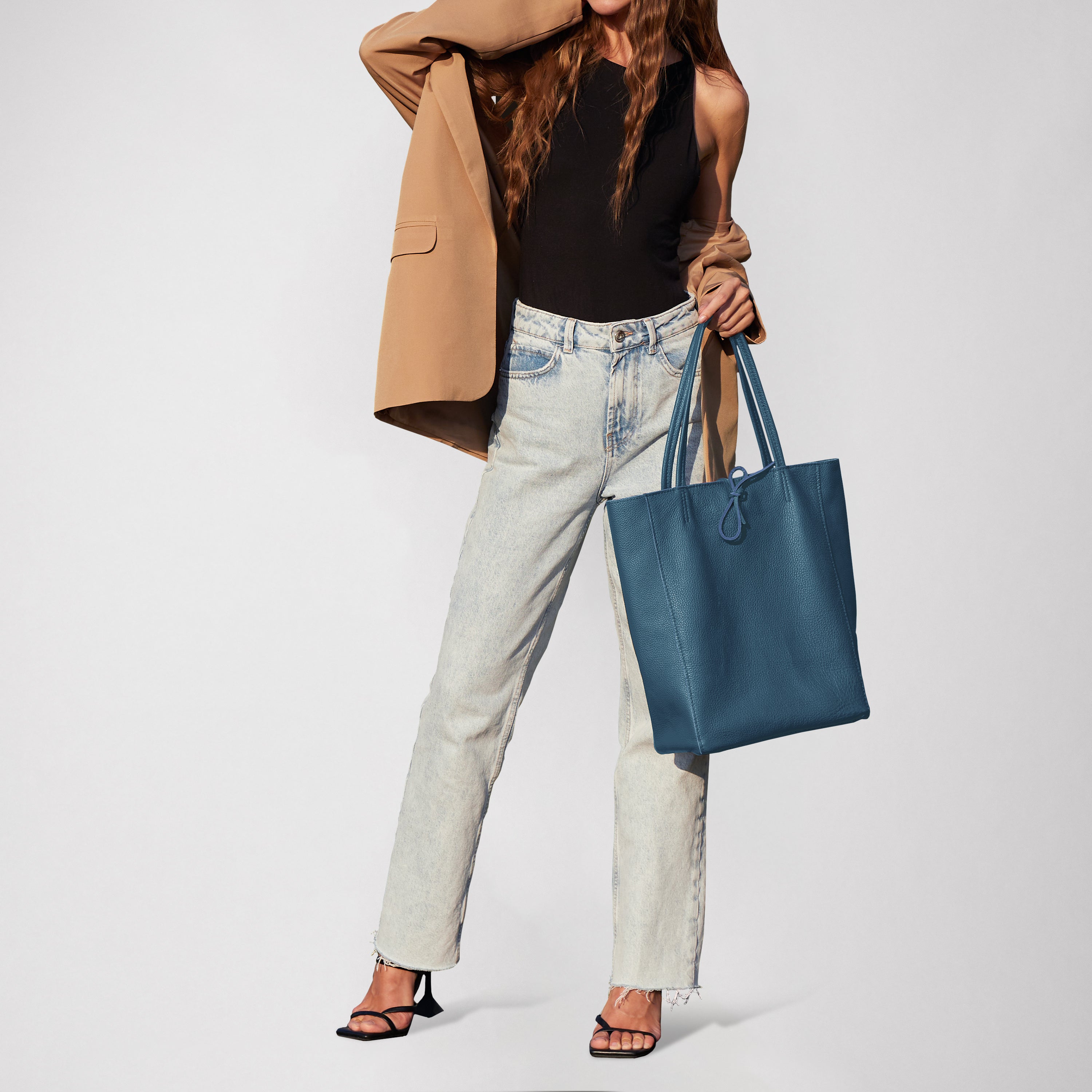 Calf Leather Tote Bag 201718