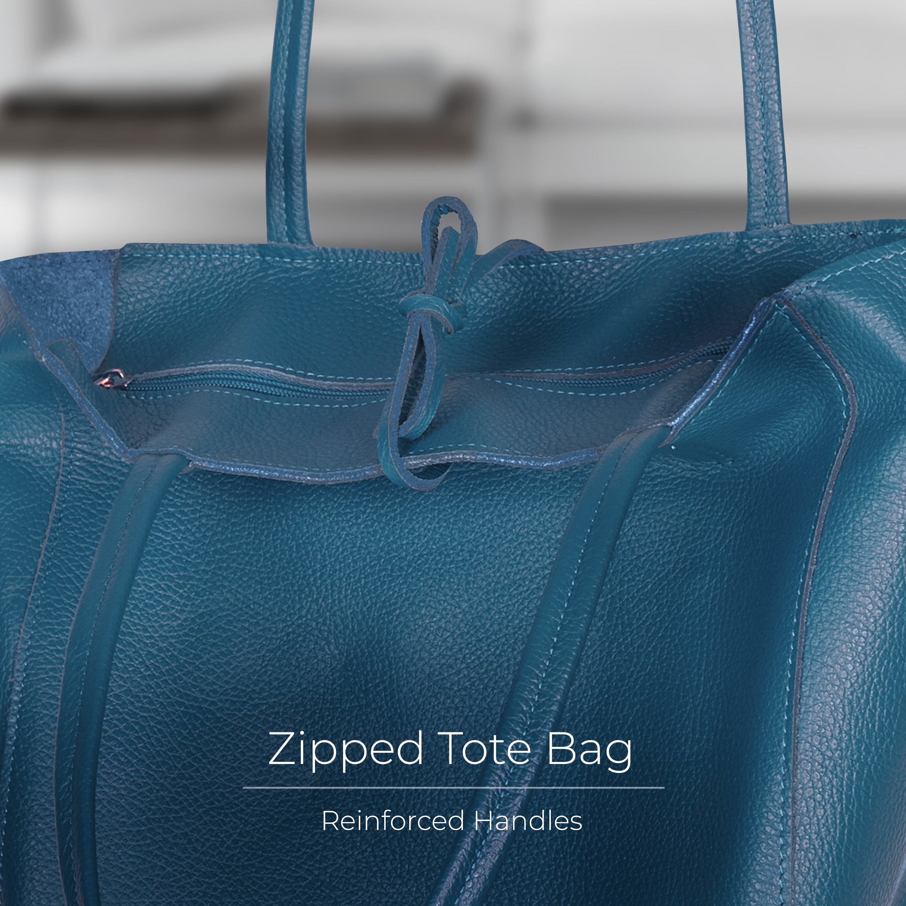 Calf Leather Tote Bag 201718